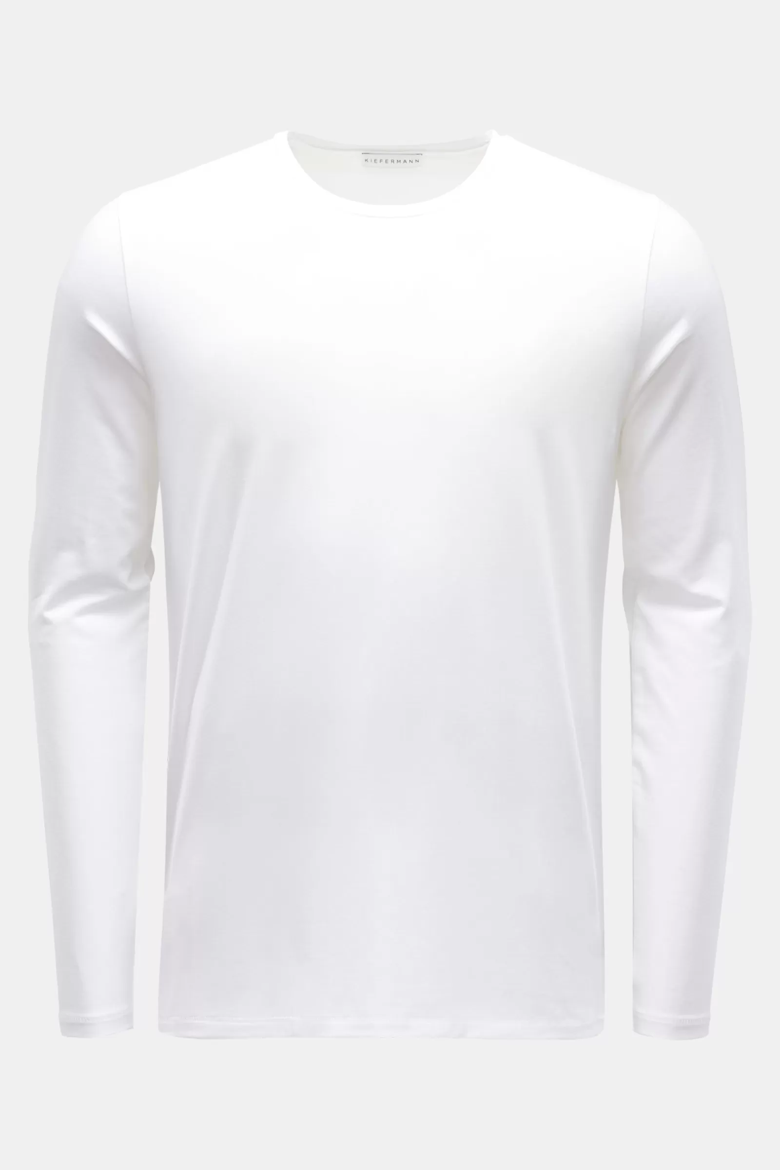 Crew Neck Long Sleeve 'Emil' White>Kiefermann Outlet