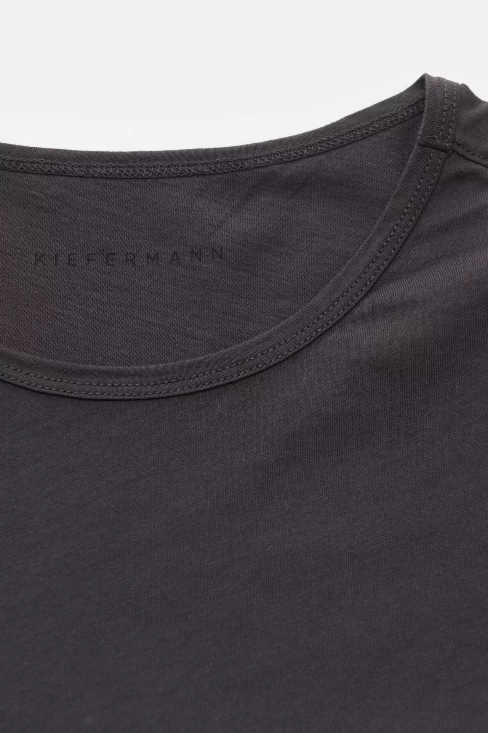 Crew Neck T-Shirt 'Lio' Dark Grey>Kiefermann Online