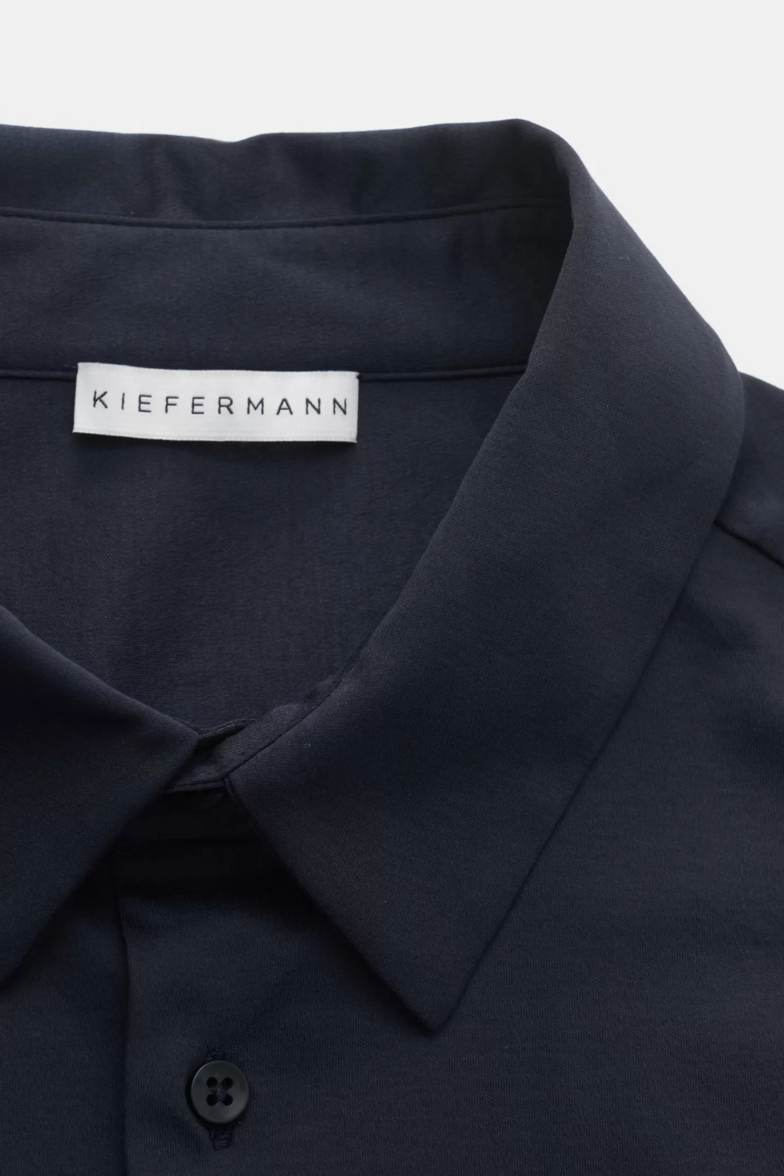 Jersey Shirt 'Pius' Narrow Collar Dark Navy>Kiefermann Flash Sale