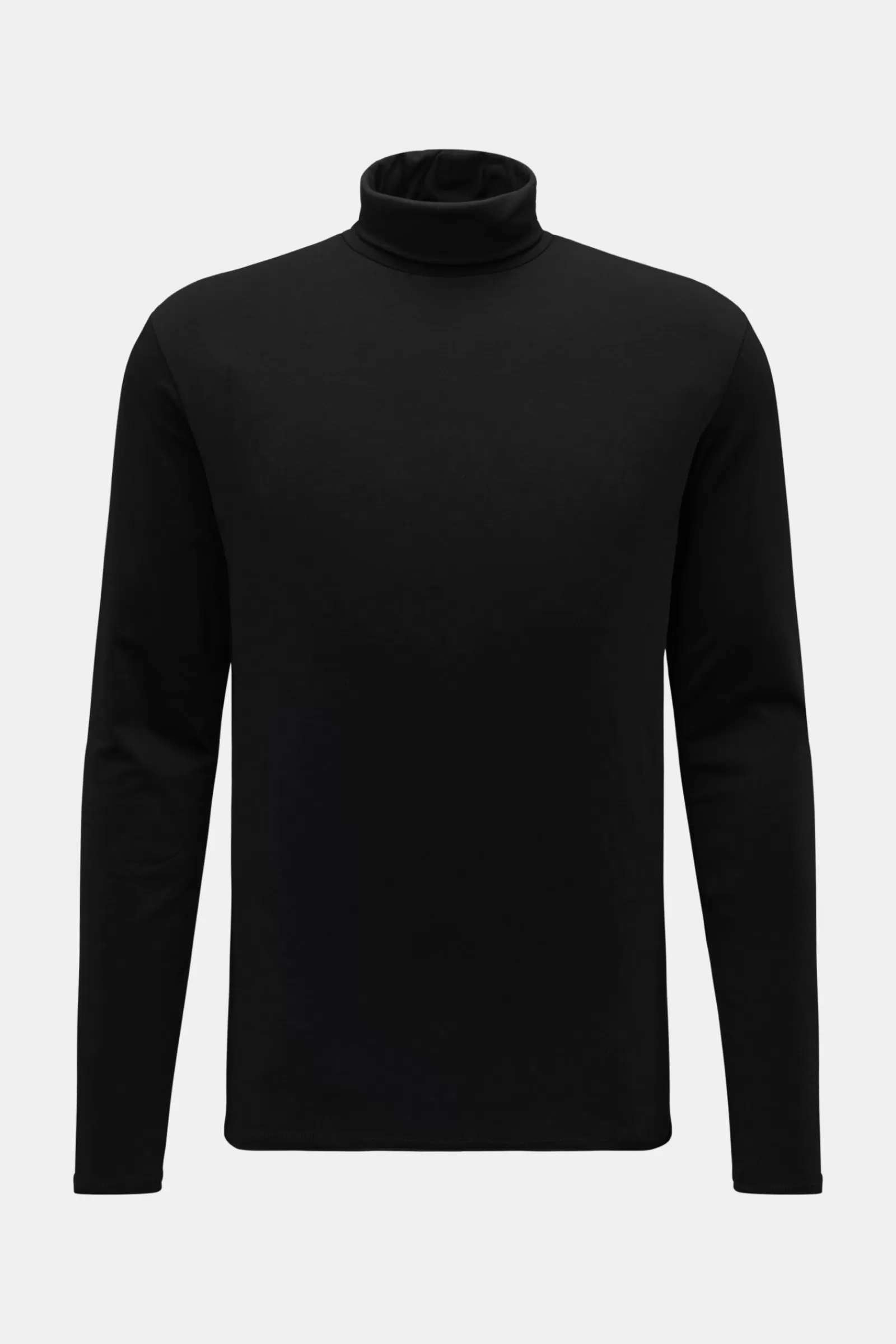 Jersey Turtleneck Jumper 'Didier' Black^Kiefermann Best