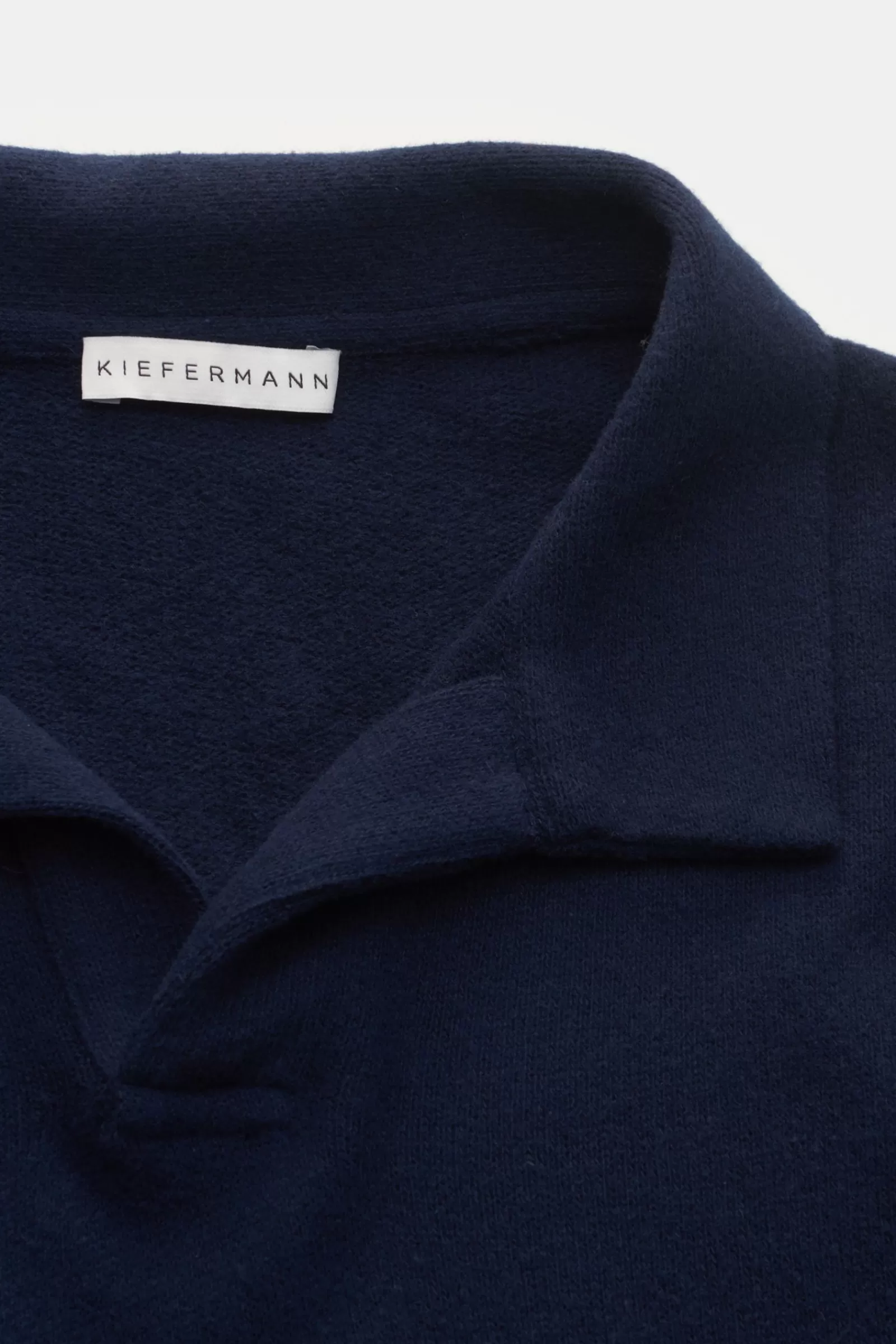 Knit Polo 'Toni' Navy^Kiefermann Store