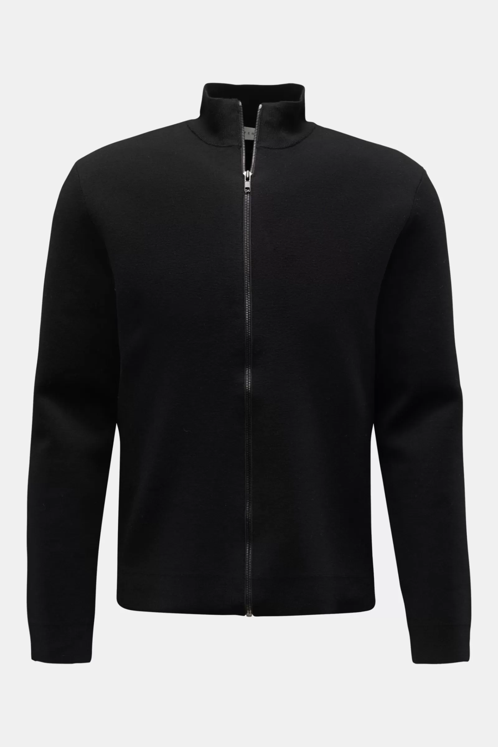 Merino Cardigan 'Dimitri' Black^Kiefermann Store