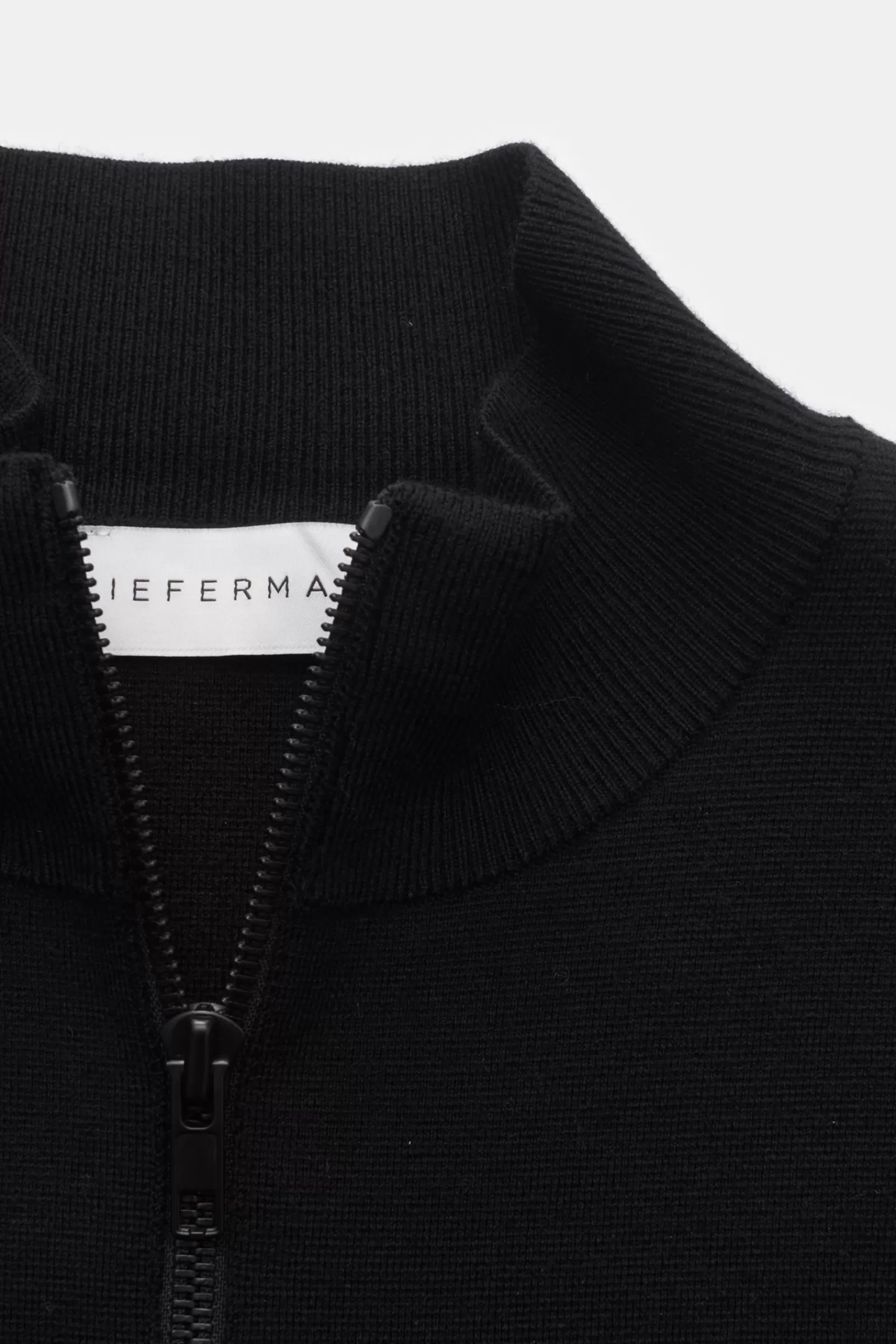 Merino Cardigan 'Dimitri' Black^Kiefermann Store