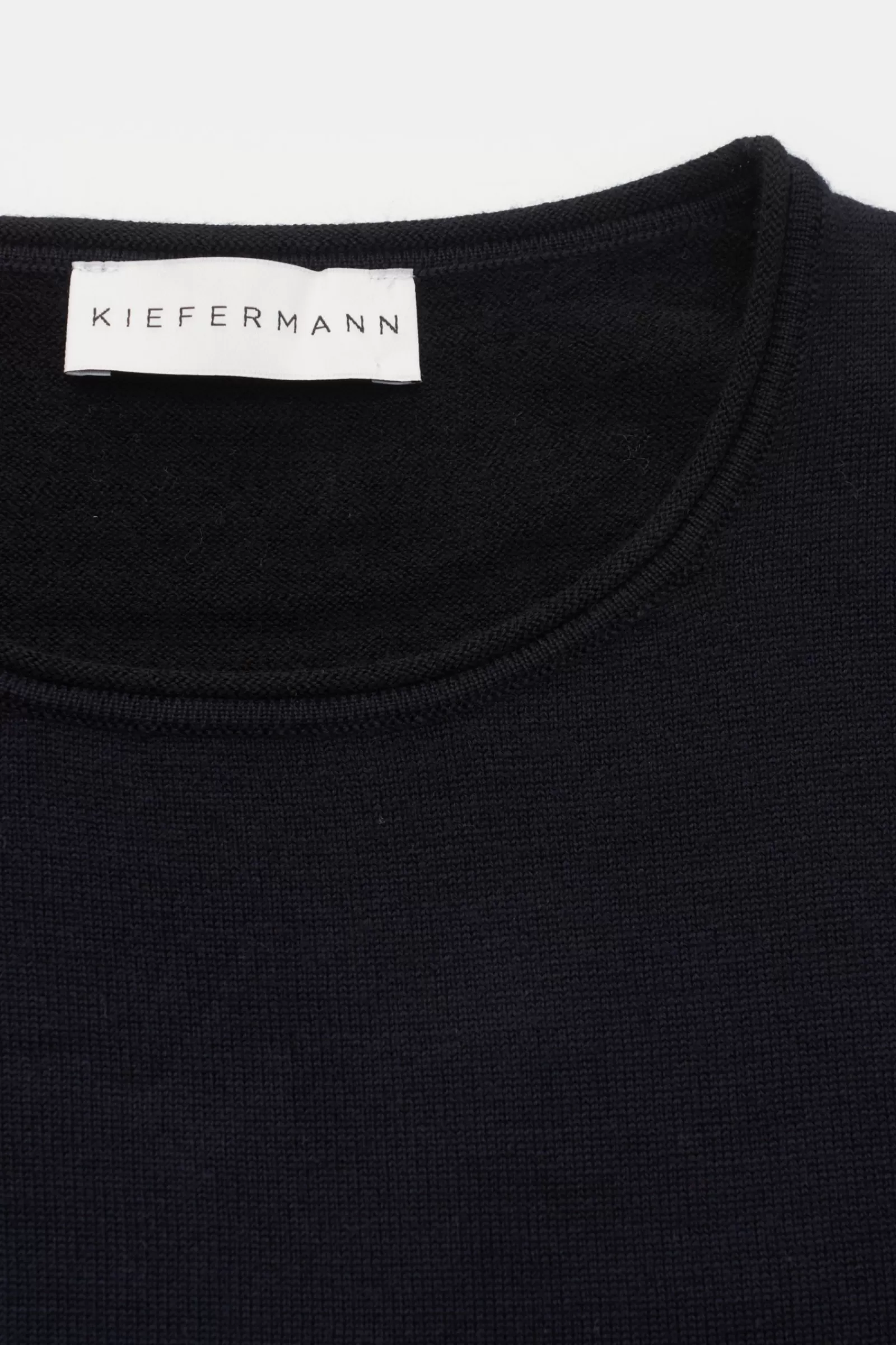 Merino Crew Neck Jumper 'Lutz' Dark Navy^Kiefermann Clearance