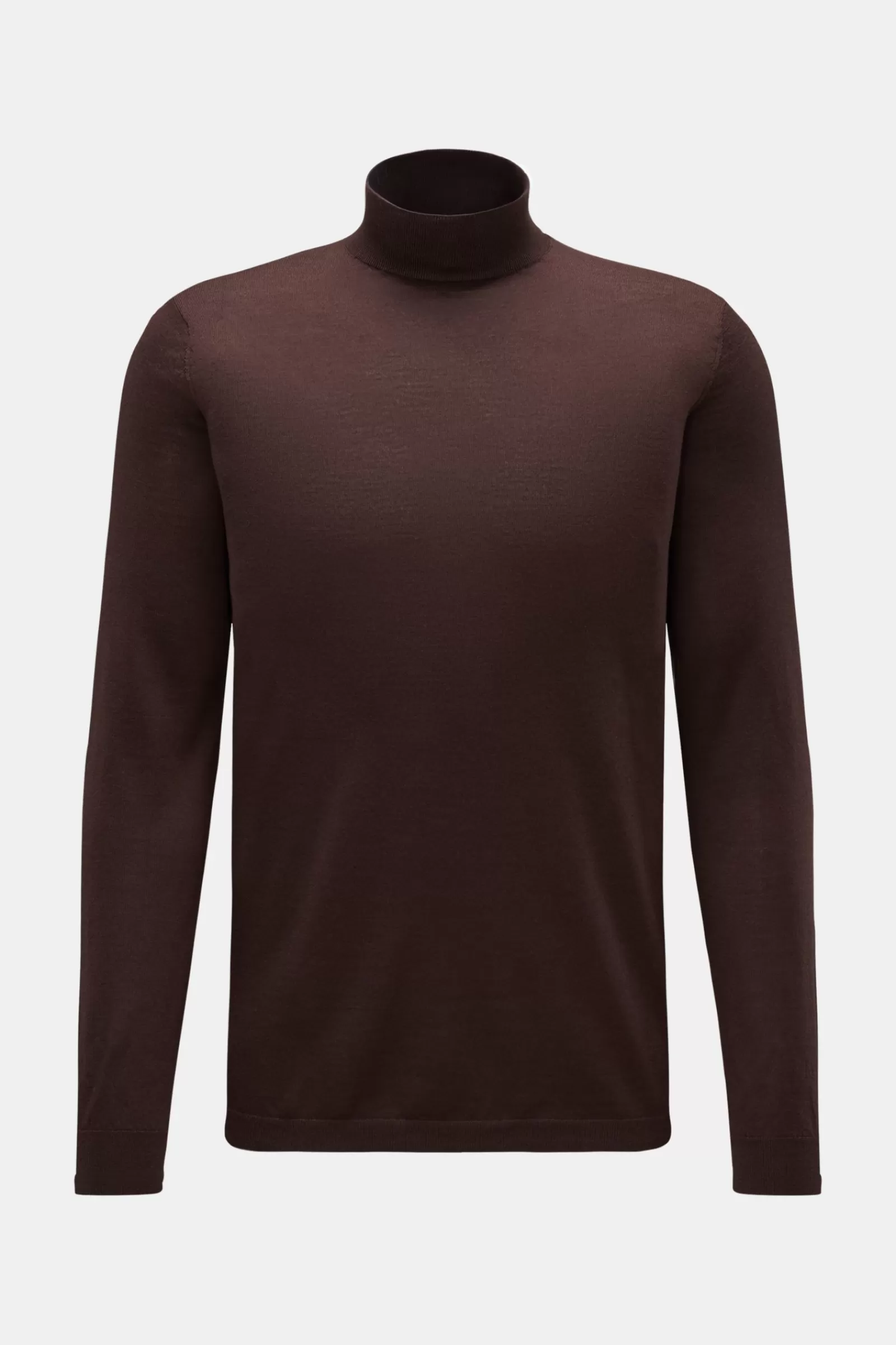 Merino Turtleneck Jumper 'stellen' Brown^Kiefermann Flash Sale