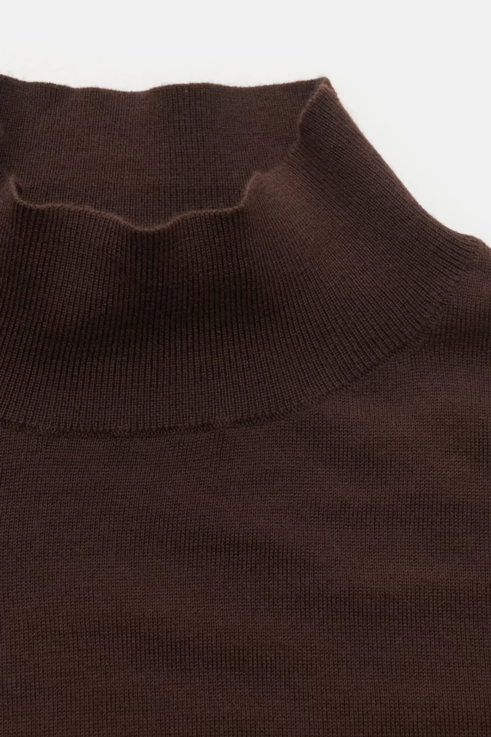 Merino Turtleneck Jumper 'stellen' Brown^Kiefermann Flash Sale