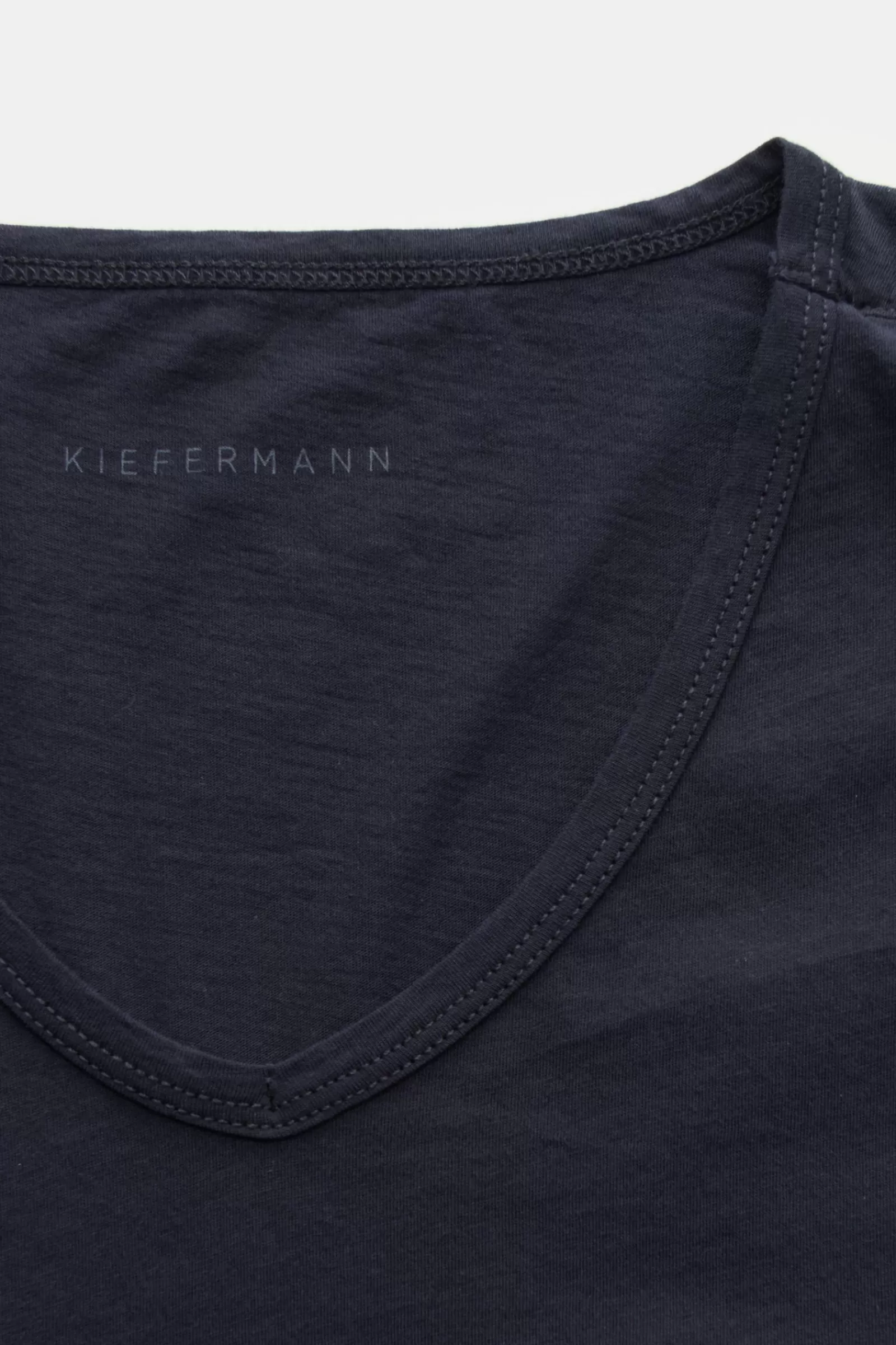 V-Neck T-Shirt 'Darius' Dark Navy>Kiefermann Hot