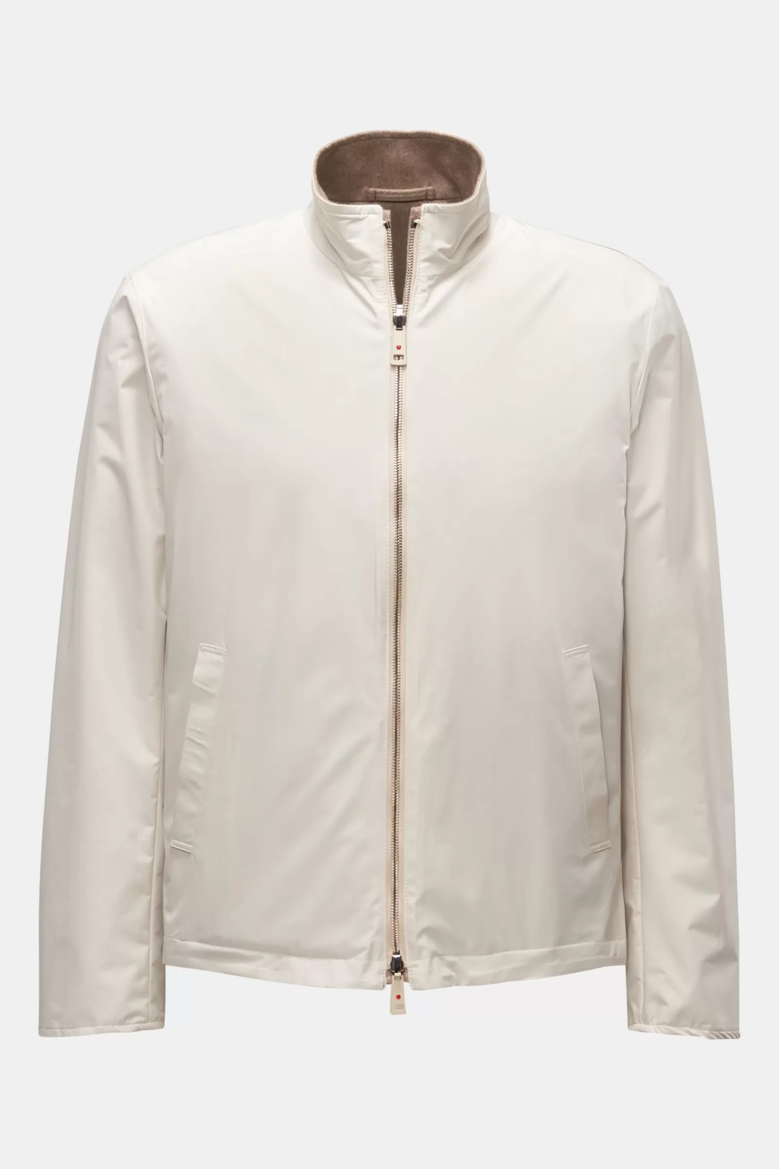 Cashmere Reversible Jacket Beige/Off-White>Kired Discount