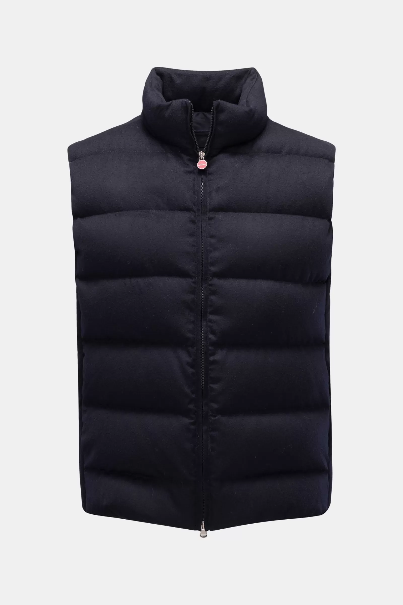 Cashmere Daunenweste Navy>Kiton Discount