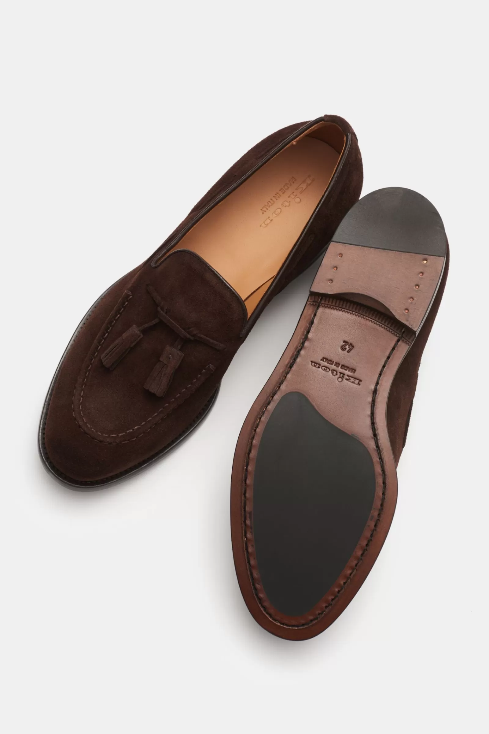 Tassel Loafers Brown^Kiton Cheap