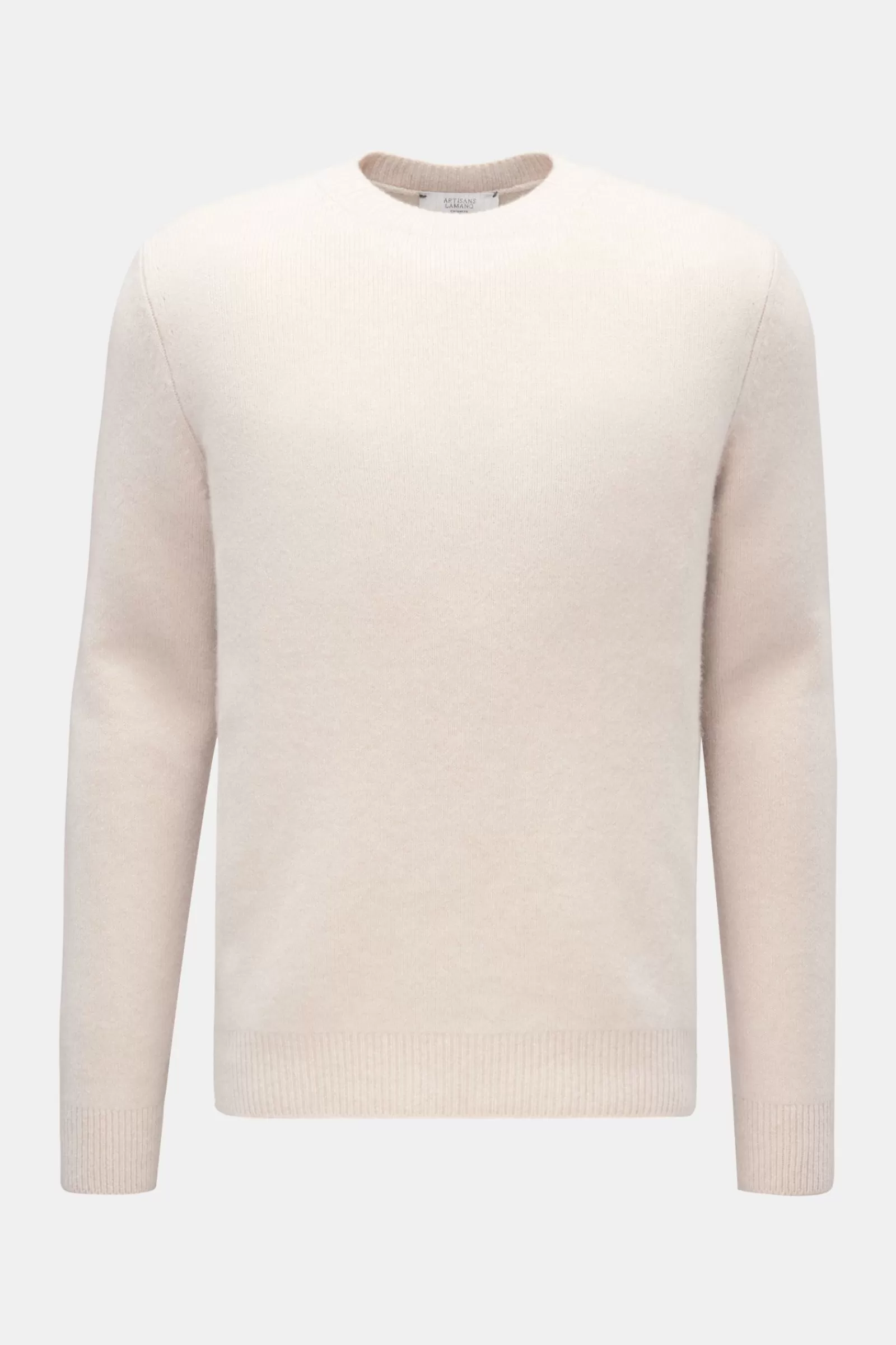 Cashmere Crew Neck Jumper Cream^Lamano Artisans Hot