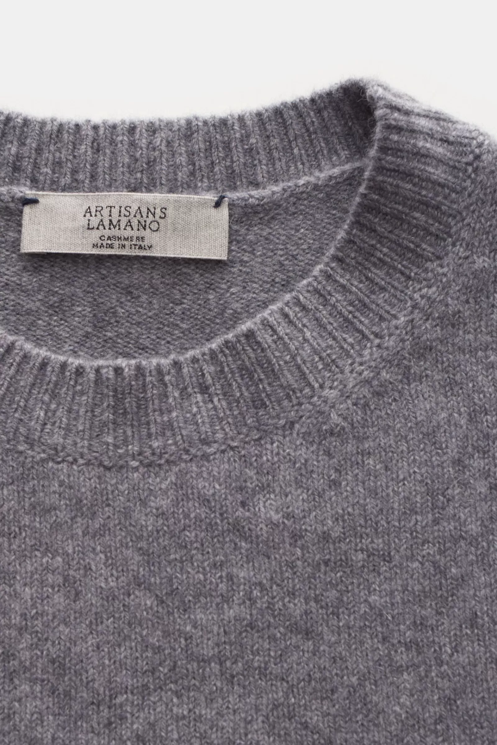 Cashmere Crew Neck Jumper Grey^Lamano Artisans Sale