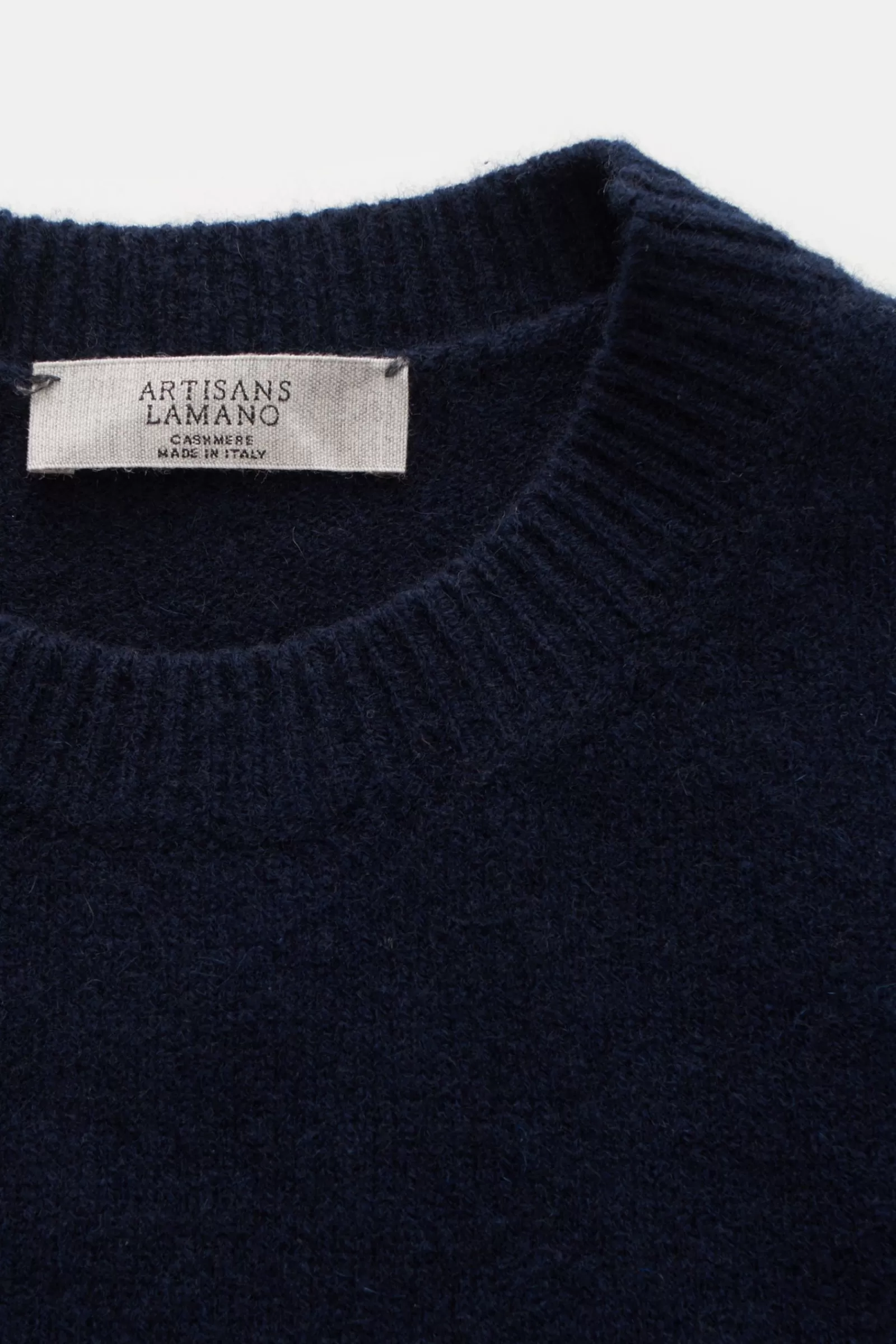 Cashmere Crew Neck Jumper Navy^Lamano Artisans Discount