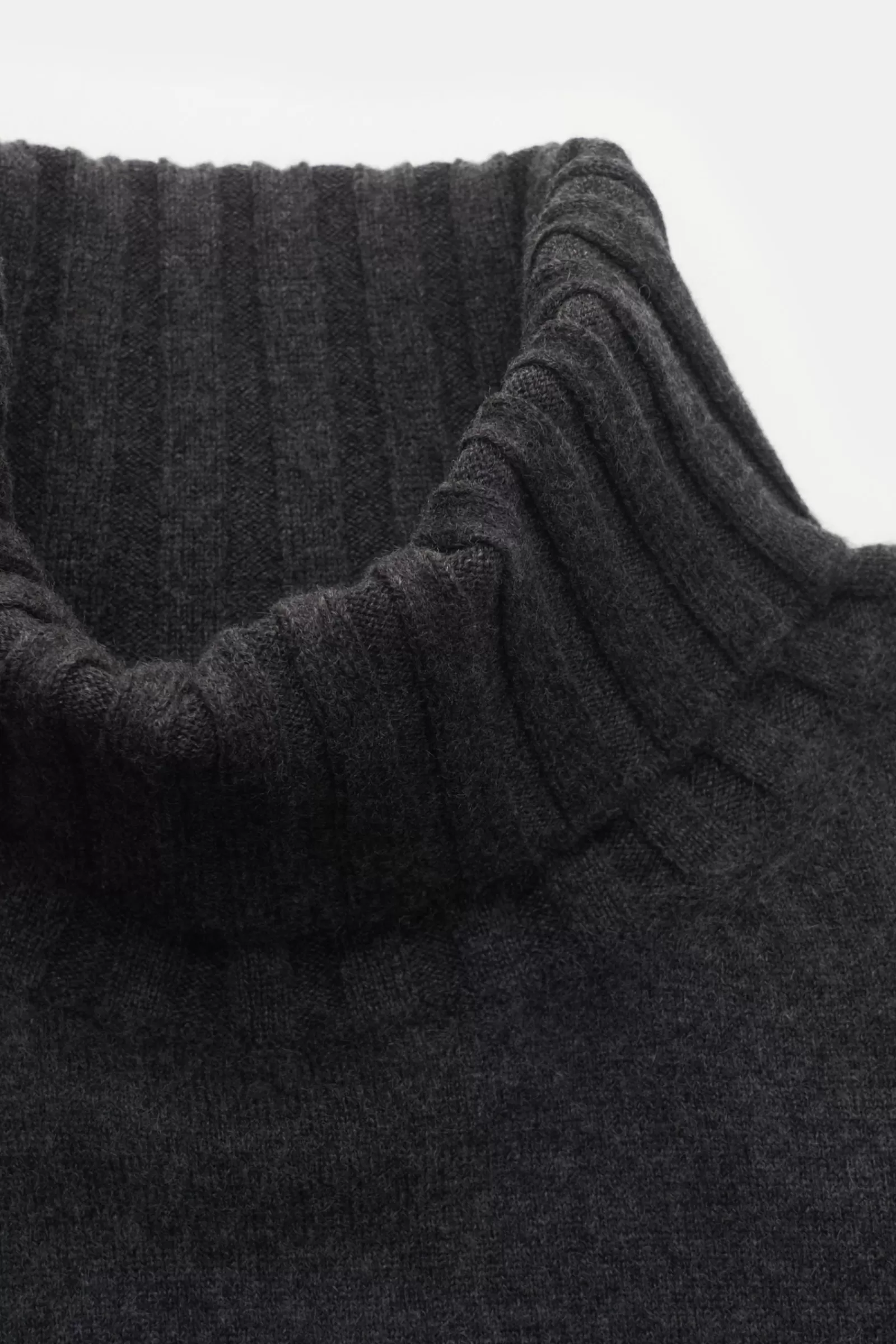 Cashmere Turtleneck Jumper Dark Grey^Lamano Artisans Best Sale