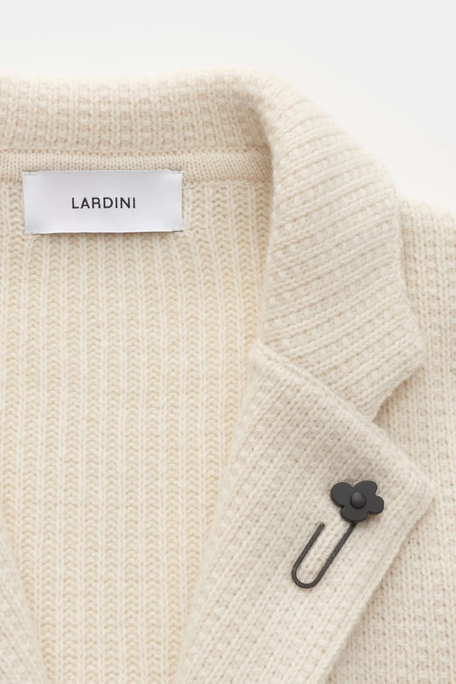 Cashmere Knit Blazer Cream^Lardini Cheap