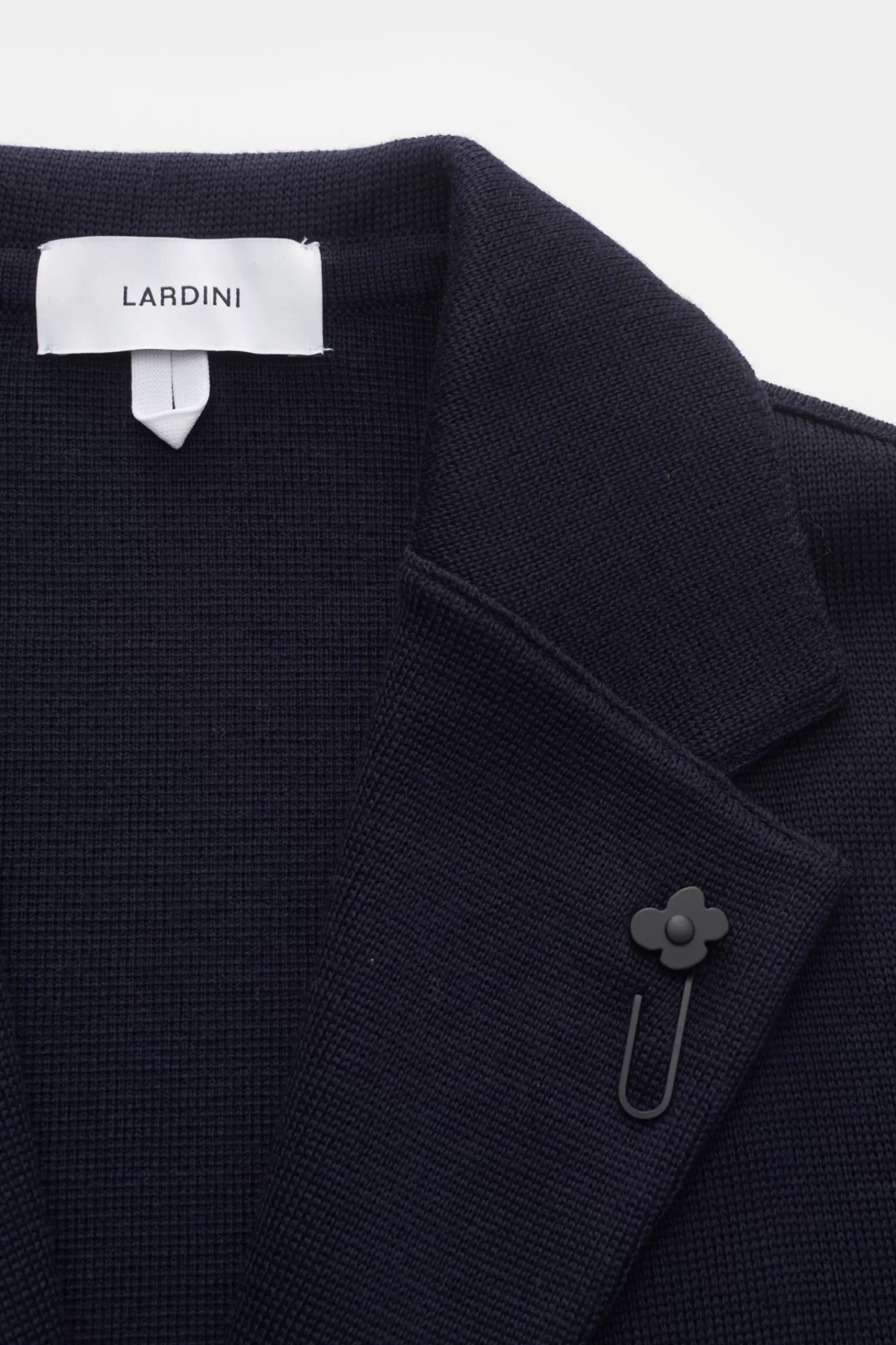 Knit Blazer Navy>Lardini Flash Sale