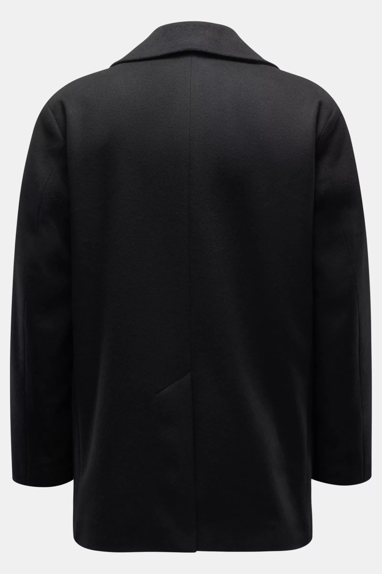 Short Pea Coat 'Dalton' Black>Mackintosh Online