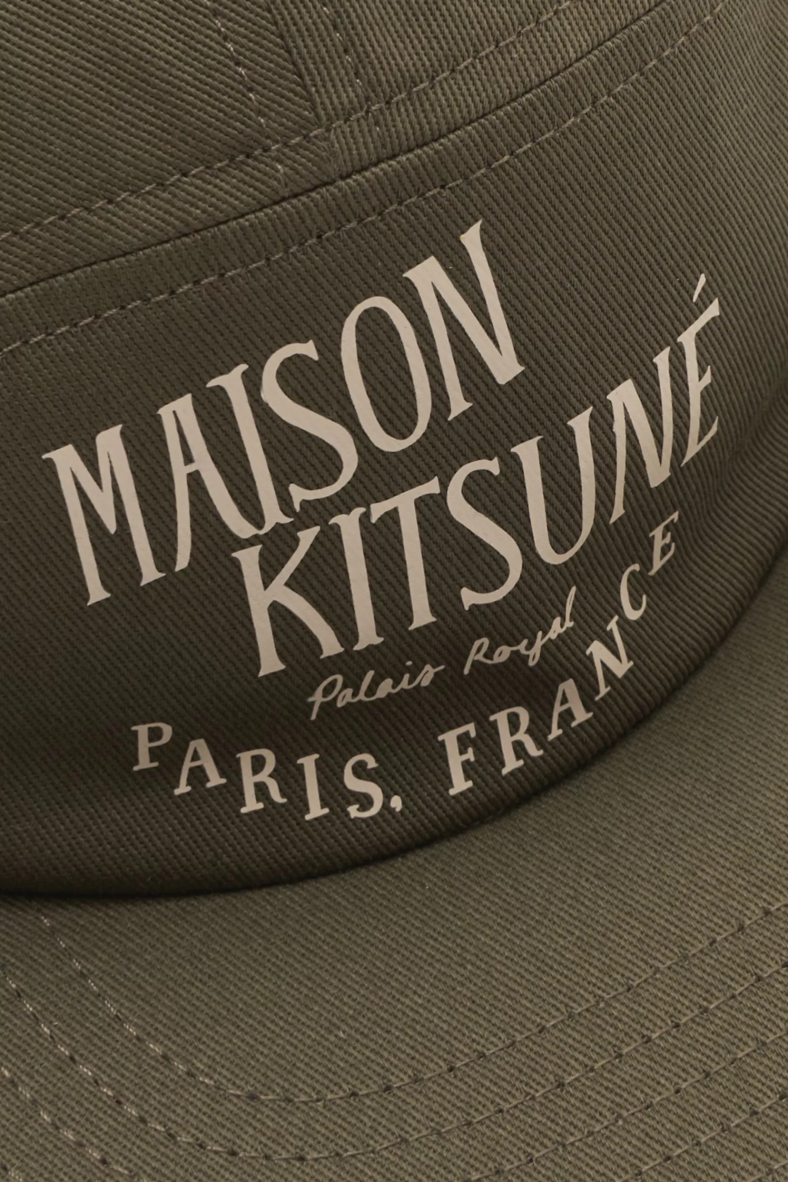 Maison Kitsune Baseball Cap Olive^Maison Kitsunu00e9 Hot