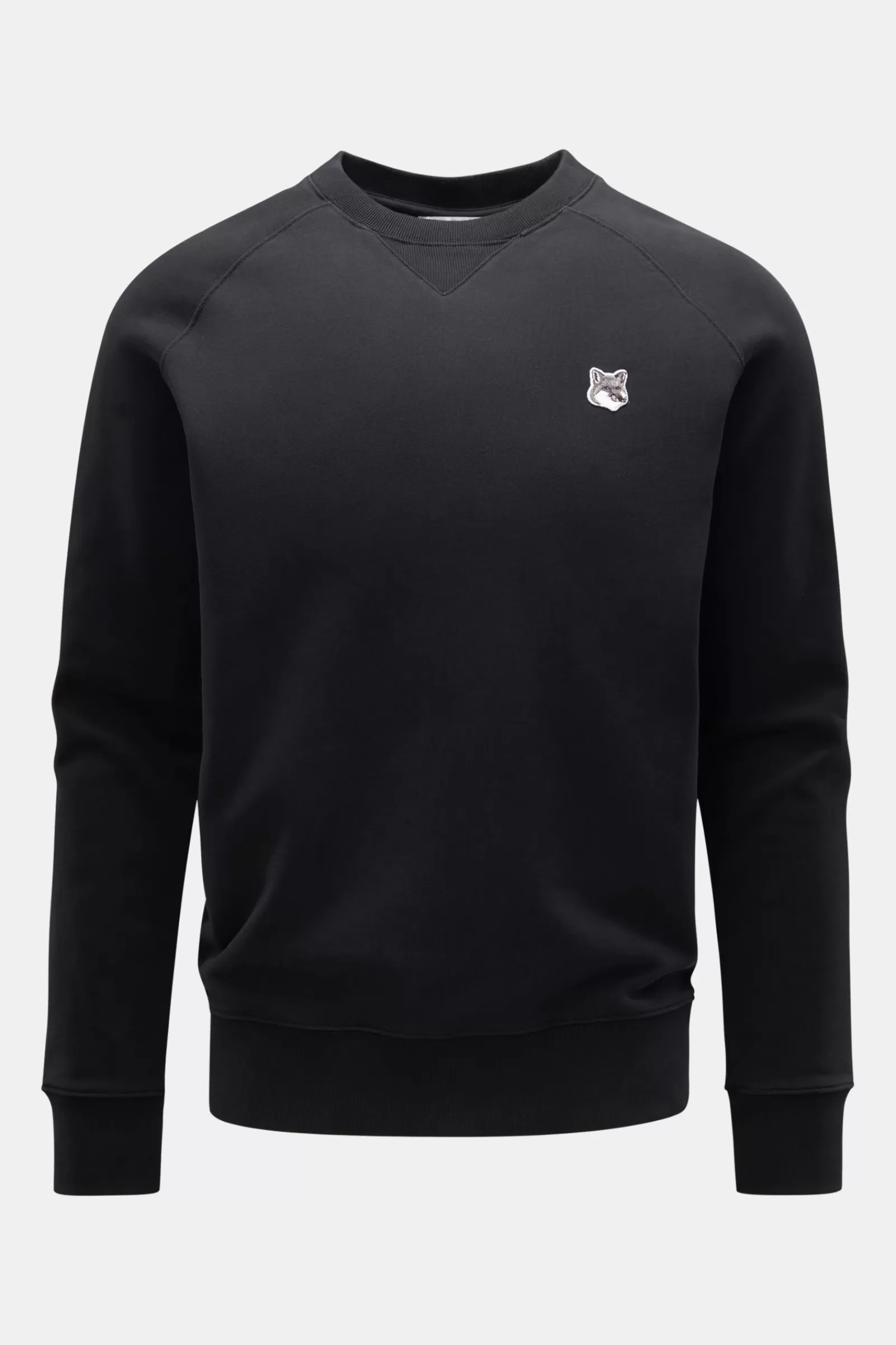 Maison Kitsune Crew Neck Sweatshirt Black>Maison Kitsunu00e9 Cheap