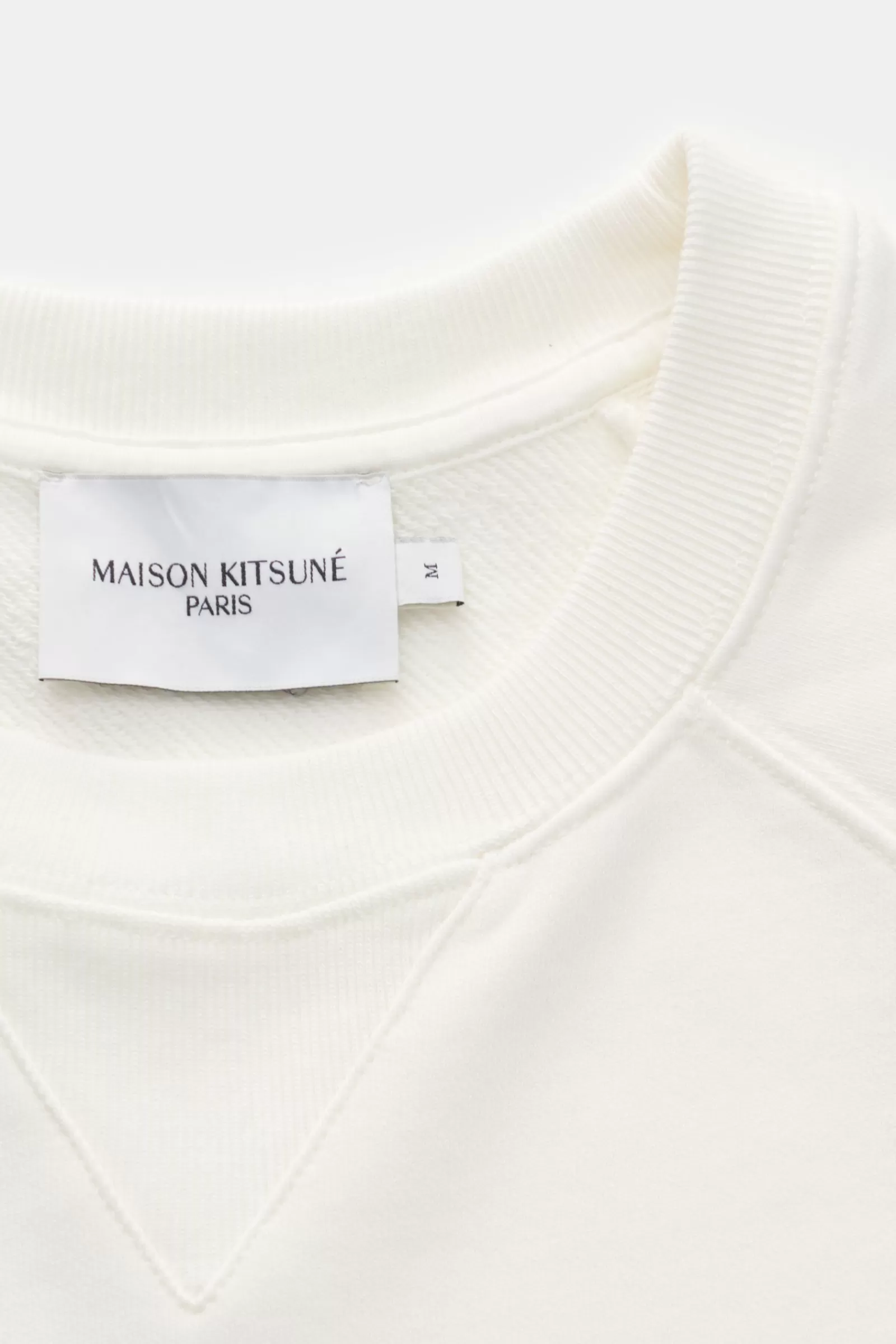 Maison Kitsune Crew Neck Sweatshirt Off-White^Maison Kitsunu00e9 Cheap