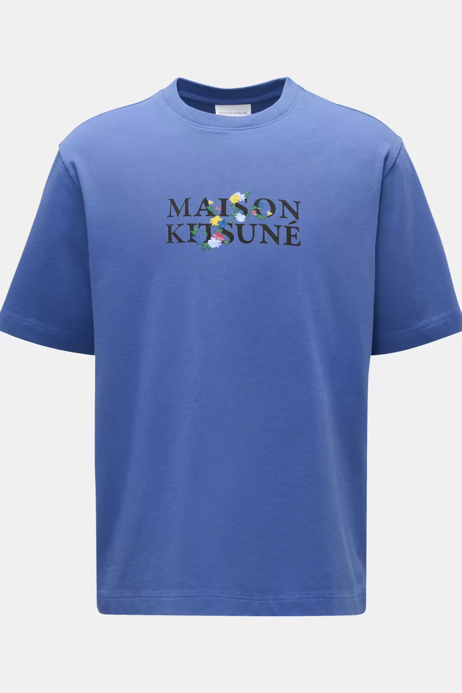 Maison Kitsune Crew Neck T-Shirt Blue>Maison Kitsunu00e9 Online