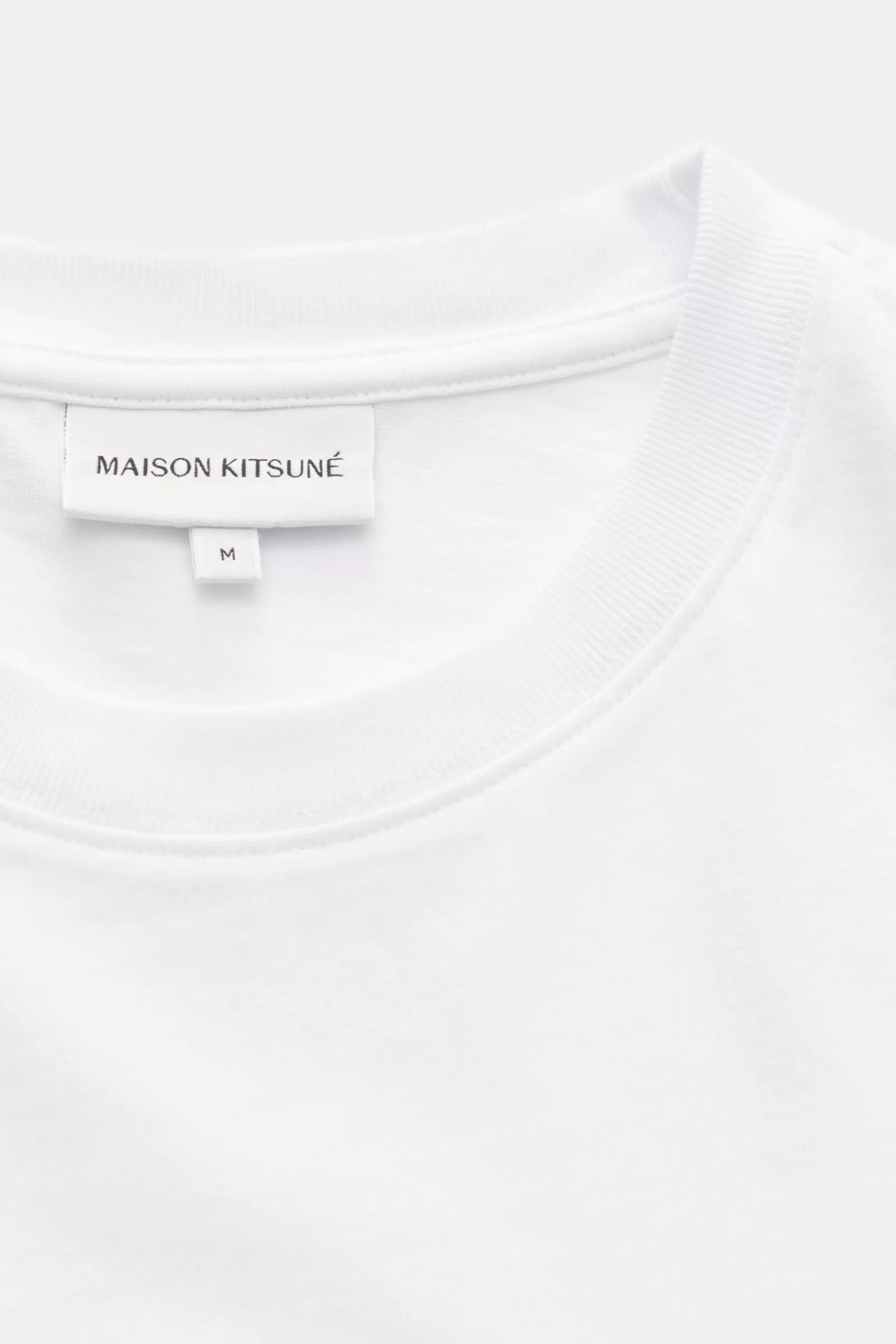 Maison Kitsune Crew Neck T-Shirt White>Maison Kitsunu00e9 Cheap