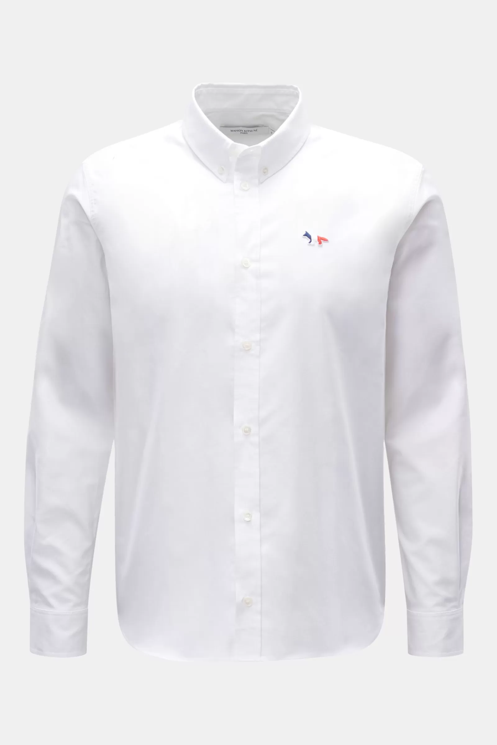 Maison Kitsune Oxford Shirt Button-Down Collar White>Maison Kitsunu00e9 Hot