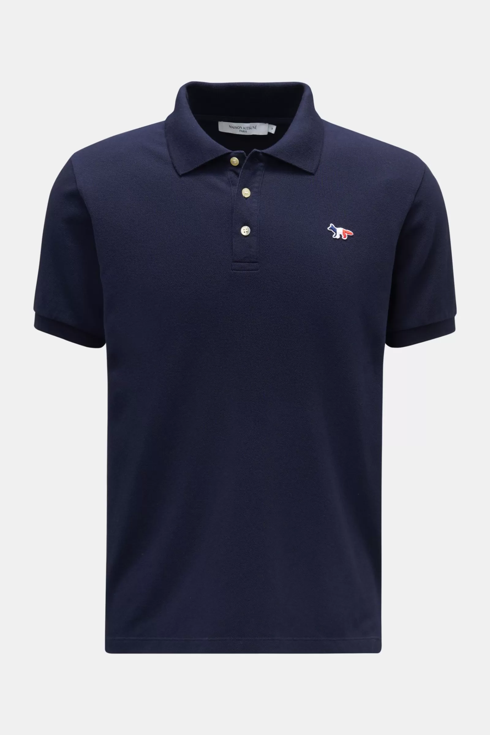 Maison Kitsune Polo Shirt Navy>Maison Kitsunu00e9 Store