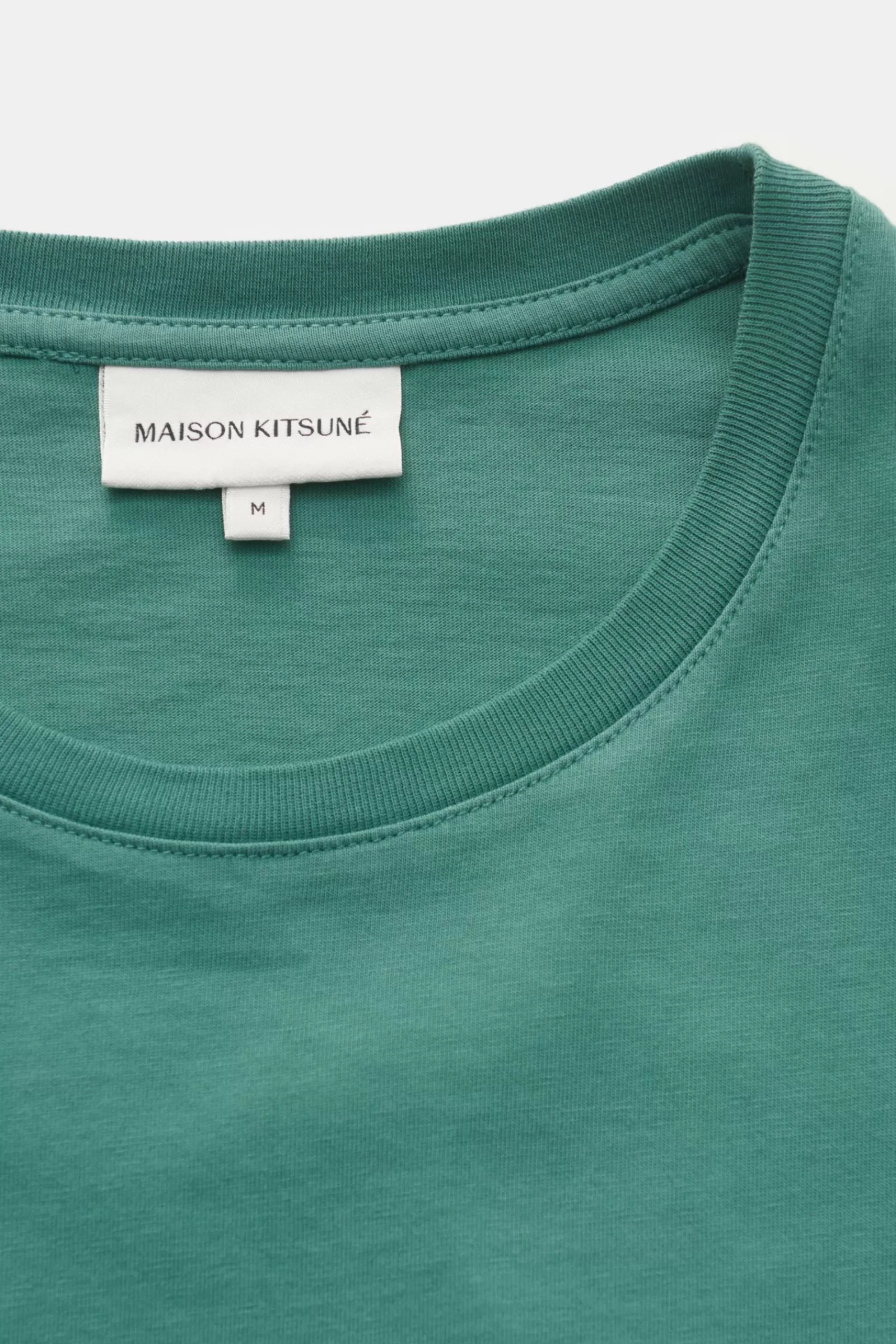 Maison Kitsune Rundhals-T-Shirt Grun>Maison Kitsunu00e9 Store