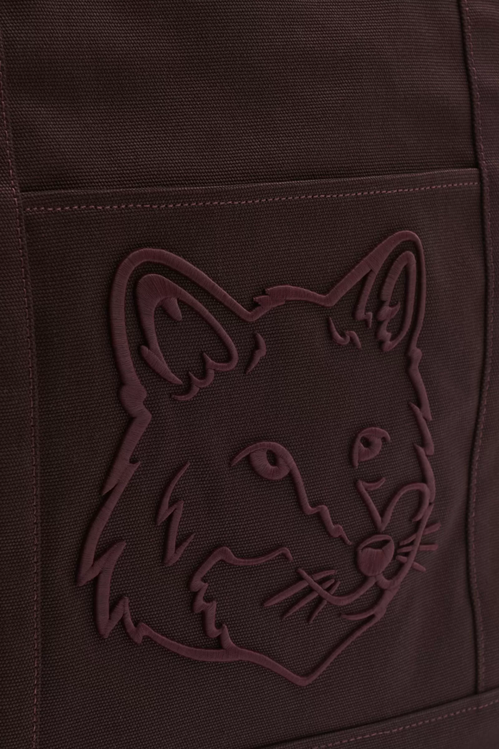 Maison Kitsune Shopper 'Fox' Dark Brown^Maison Kitsunu00e9 Sale