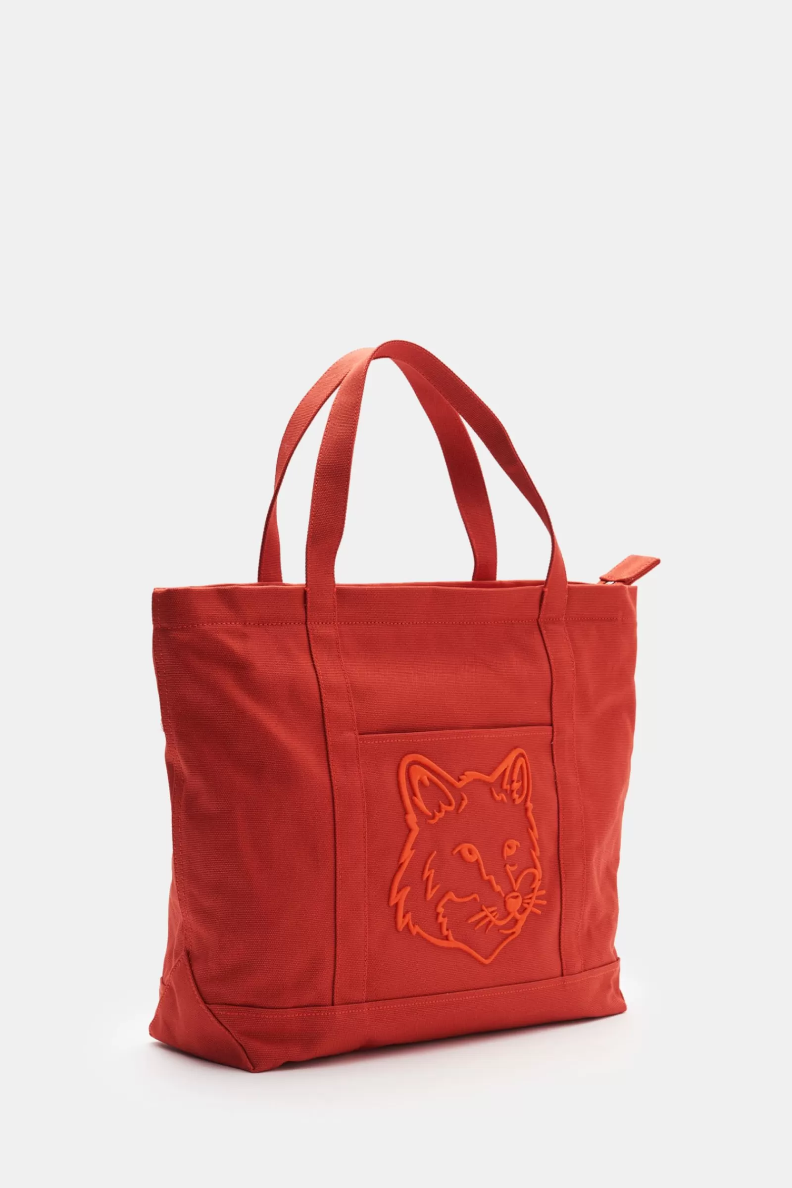 Maison Kitsune Shopper 'Fox' Orange^Maison Kitsunu00e9 Best