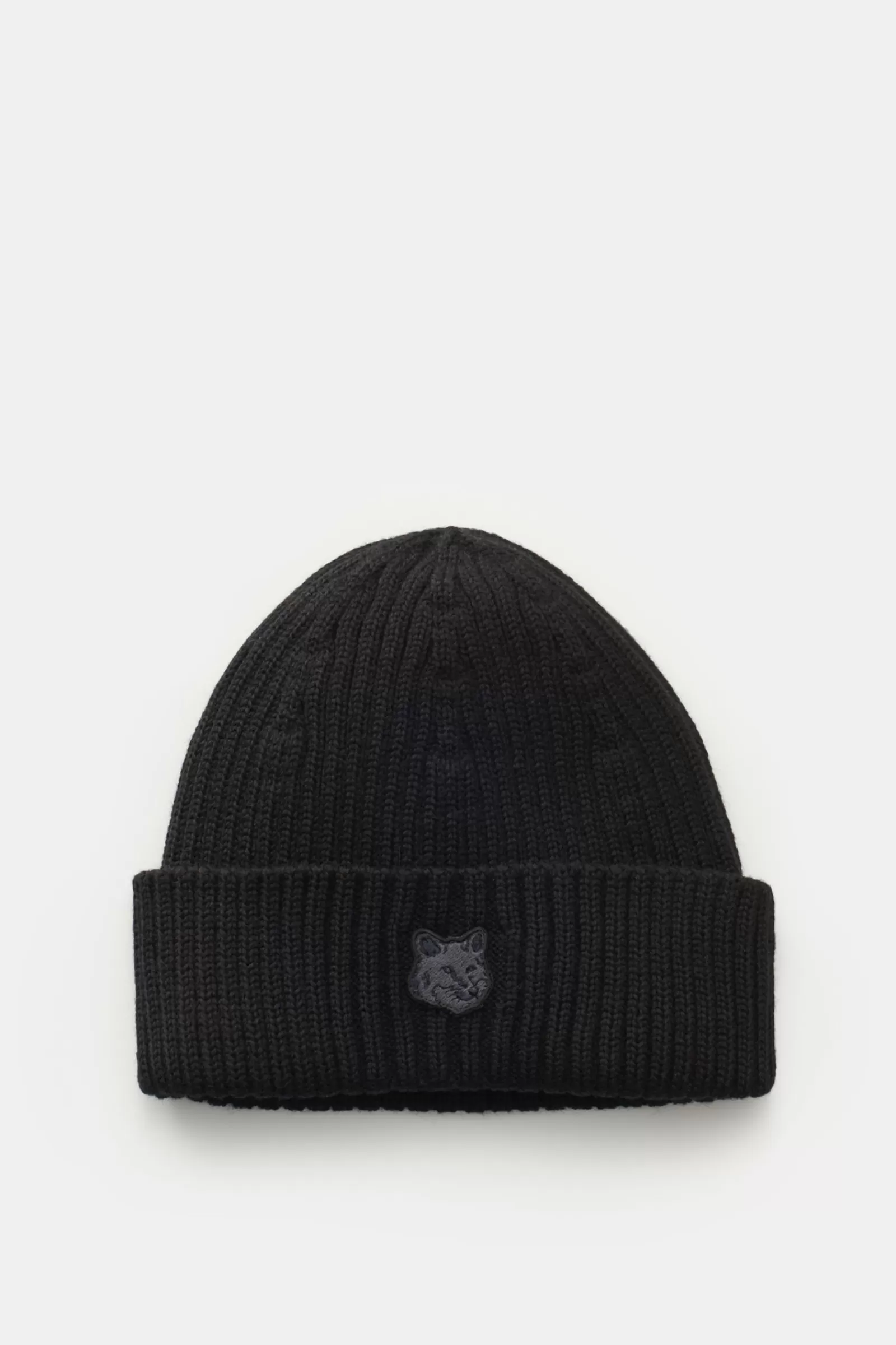 Maison Kitsune Wool Beanie Black^Maison Kitsunu00e9 Cheap