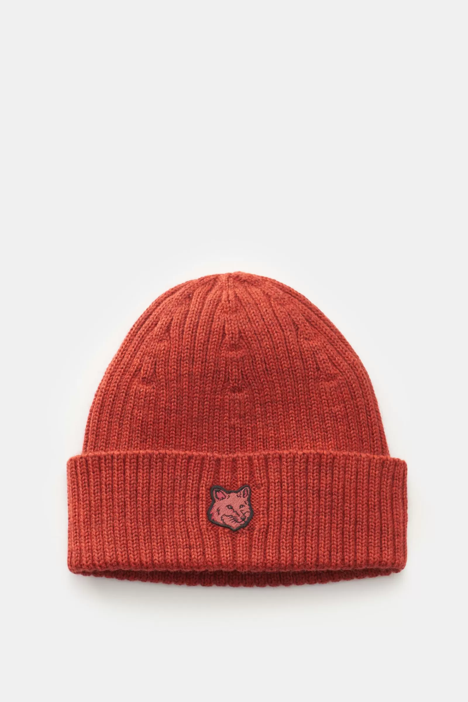 Maison Kitsune Wool Beanie Rust Red^Maison Kitsunu00e9 Shop