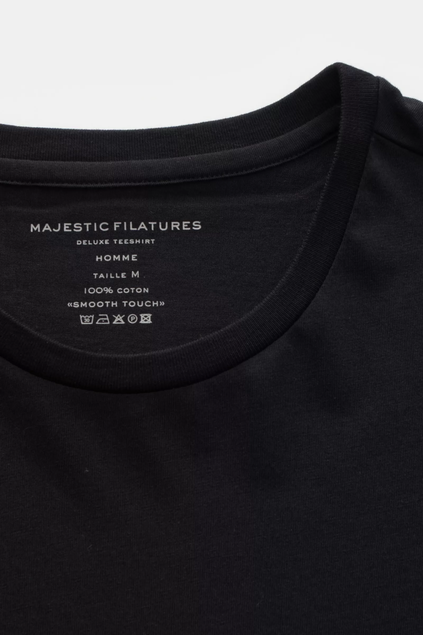 Crew Neck Long Sleeve Black>Majestic Filatures Online