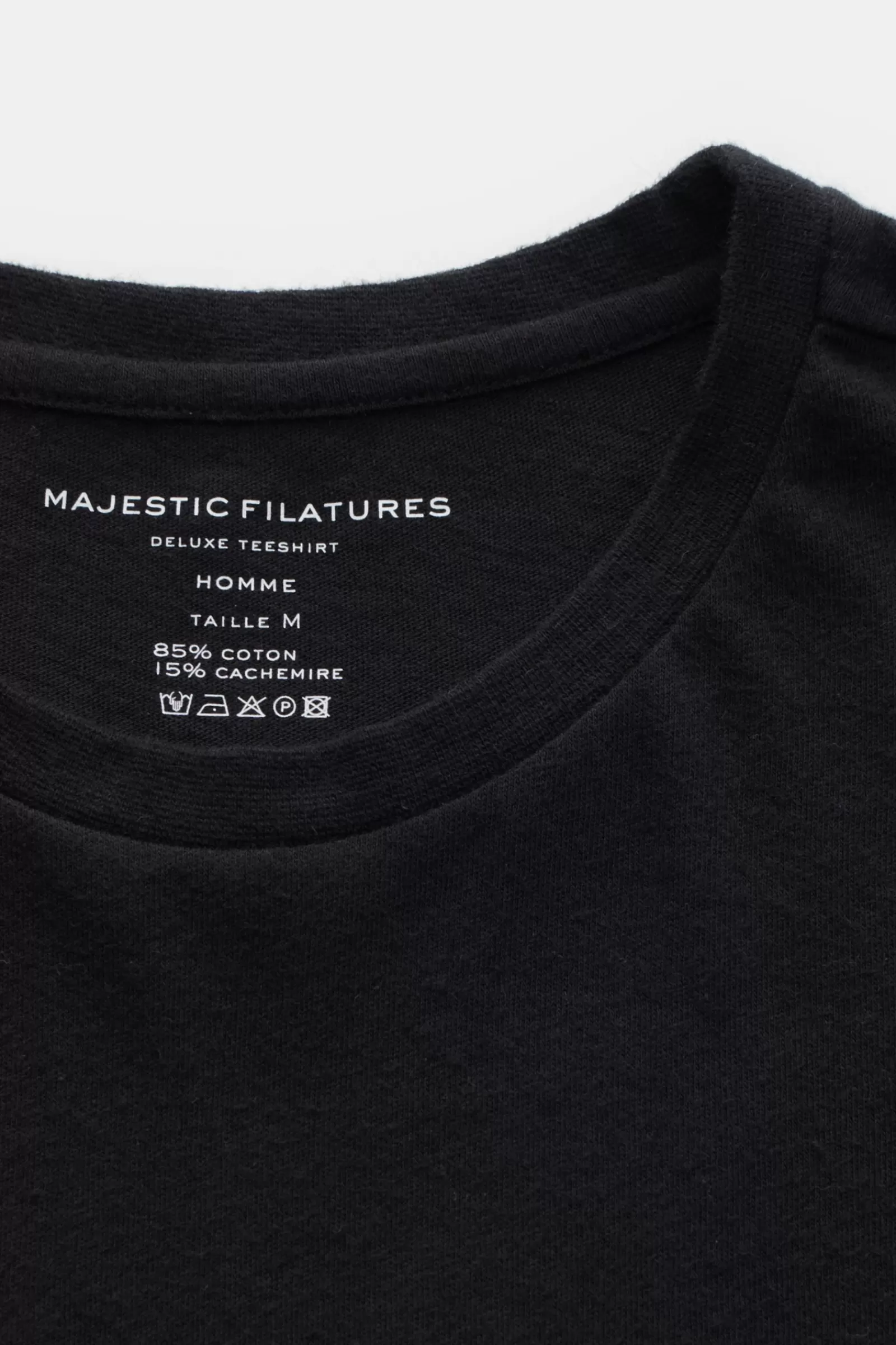 Crew Neck Long Sleeve Black>Majestic Filatures Clearance