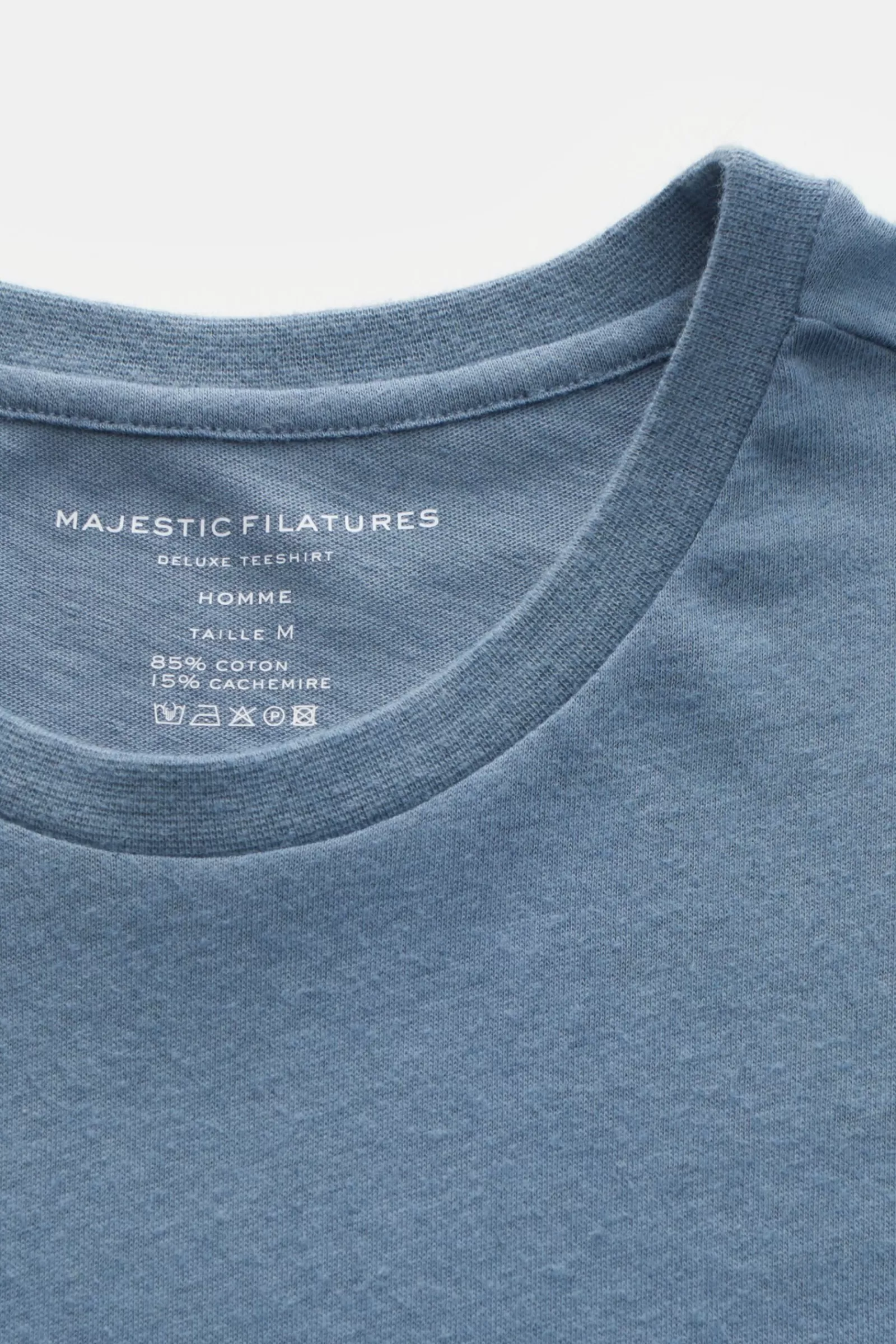 Crew Neck Long Sleeve Smoky Blue>Majestic Filatures Best Sale