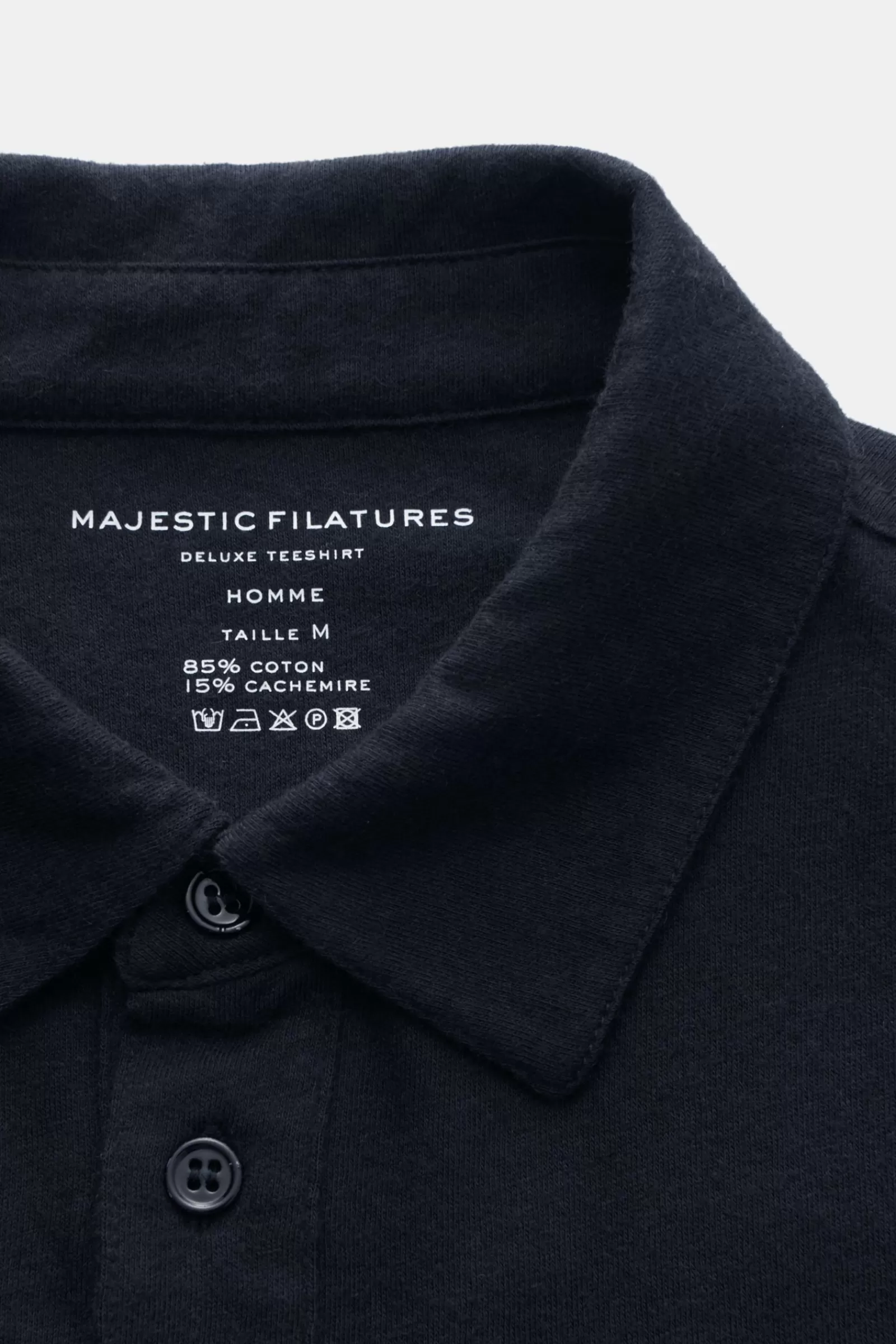 Jersey Long Sleeve Polo Shirt Navy>Majestic Filatures Cheap