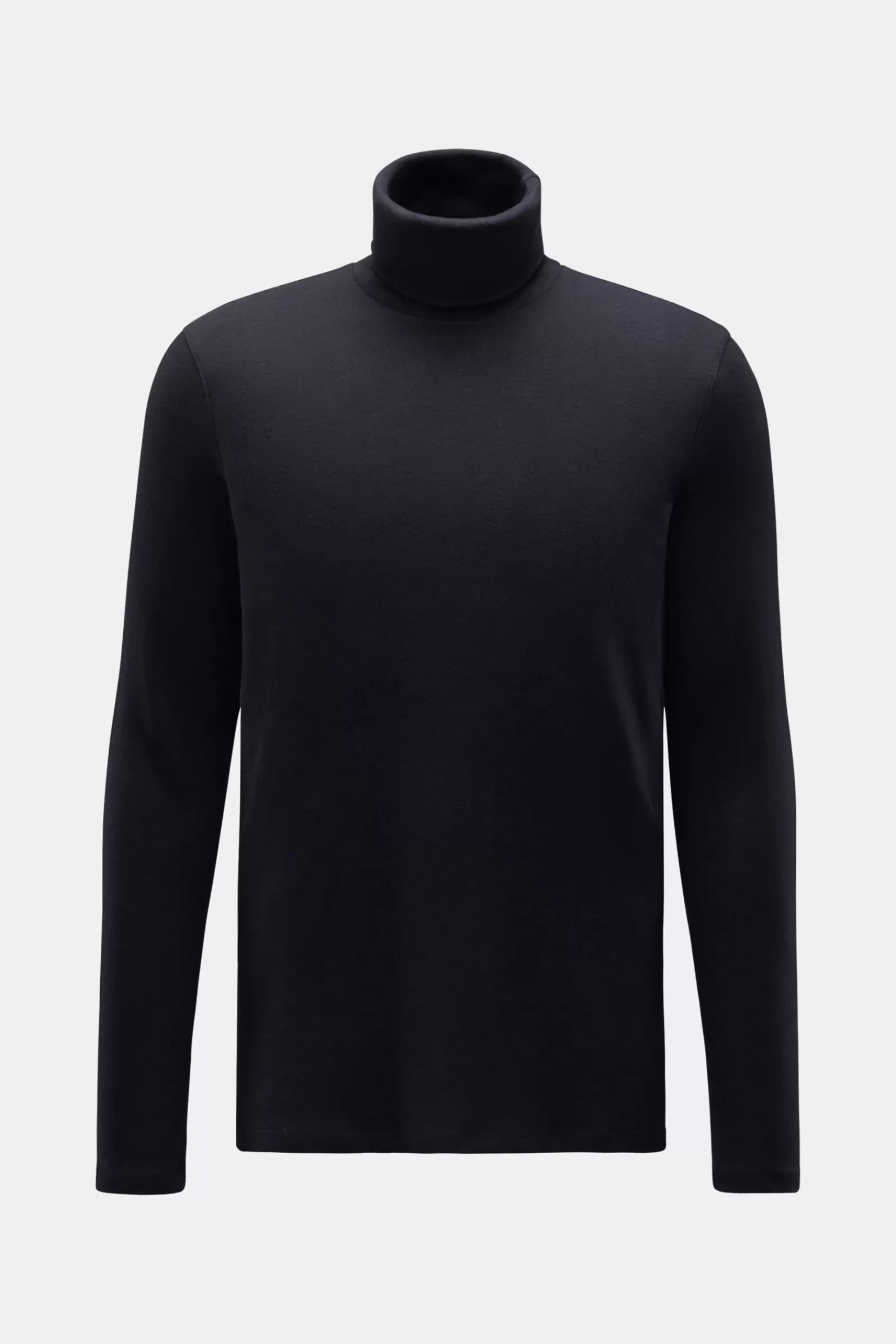 Jersey Turtleneck Jumper Dark Navy^Majestic Filatures Hot