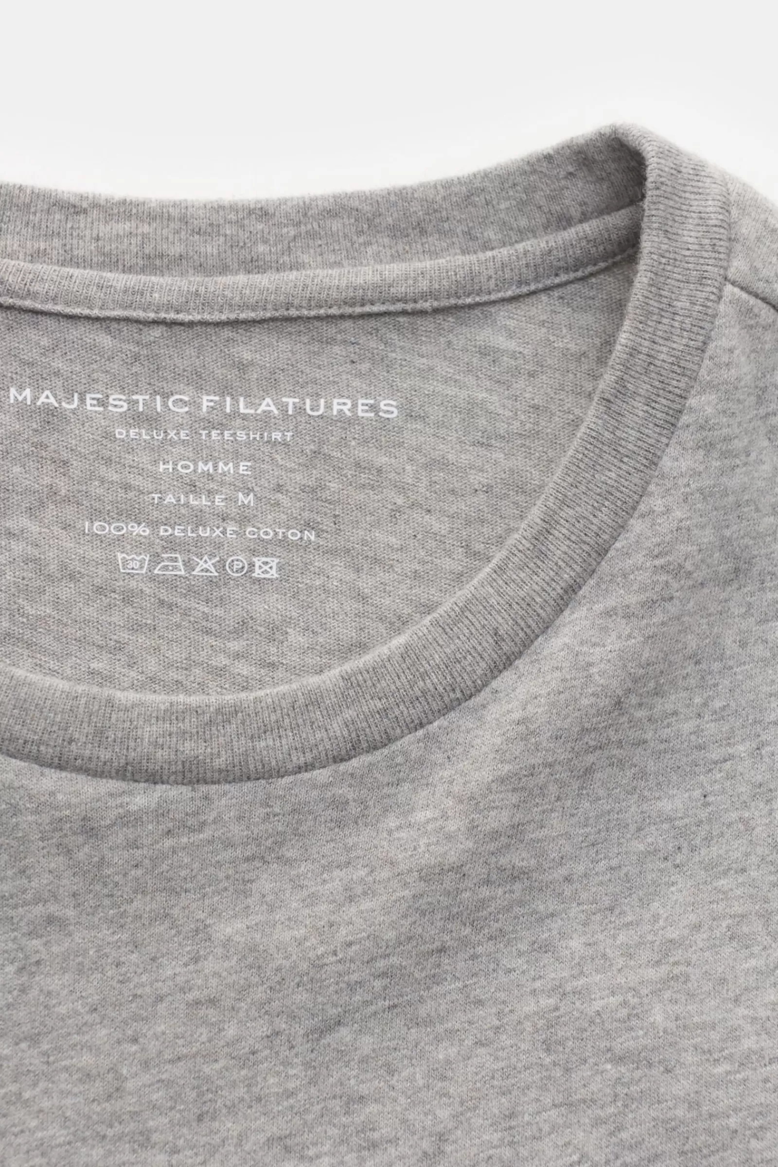 Paris Crew Neck Long Sleeve 'James' Grey>Majestic Filatures Hot