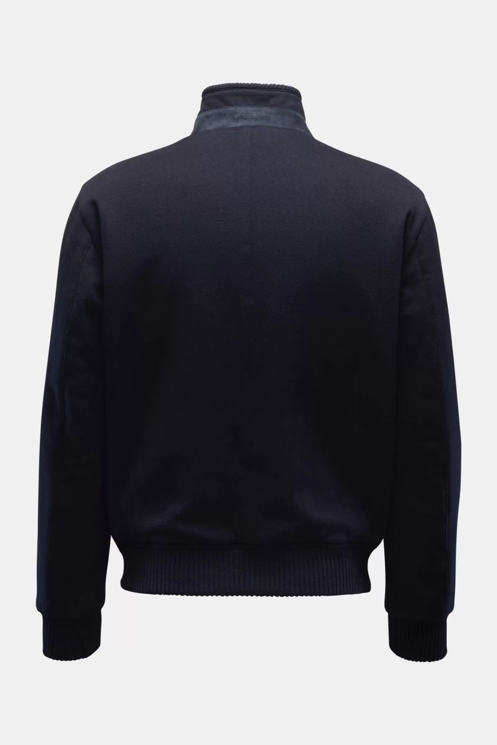 Cashmere Blouson Navy>Mandelli New