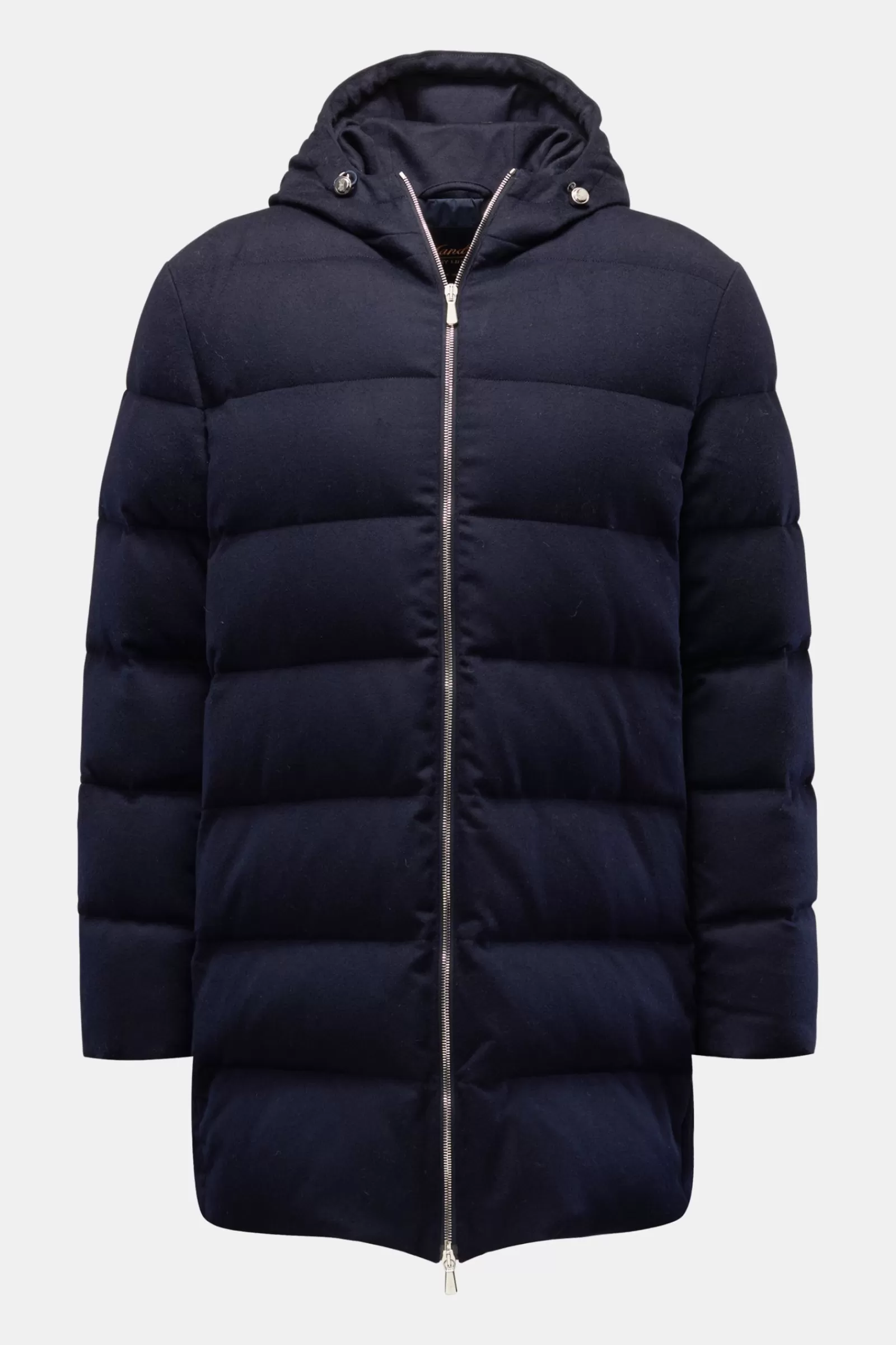 Cashmere Down Jacket Navy>Mandelli Best Sale