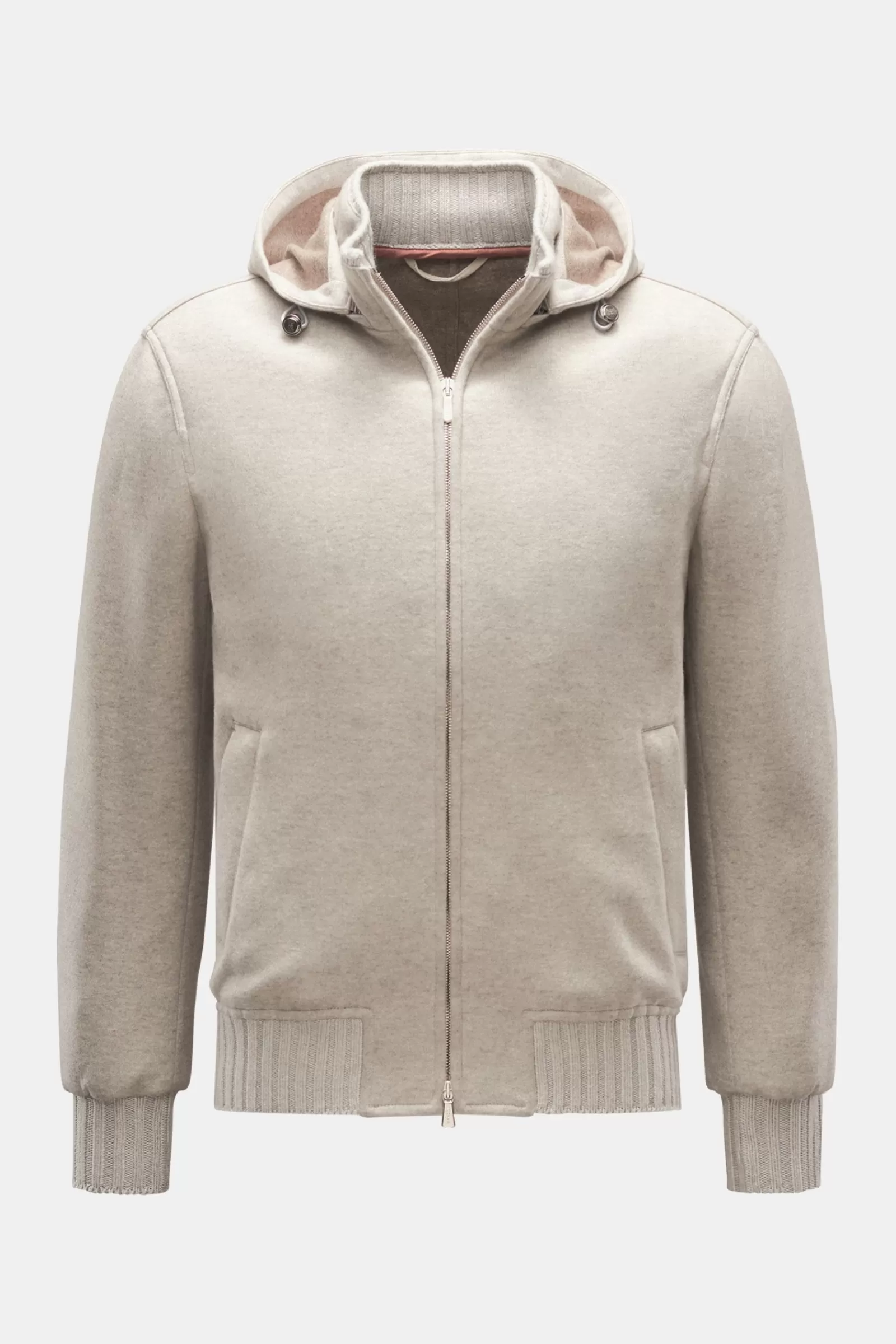 Cashmere Jacket Light Grey>Mandelli Outlet