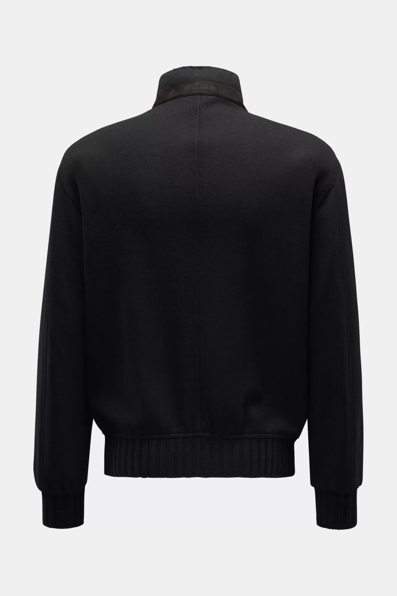 Cashmere Knit Blouson Black>Mandelli Best