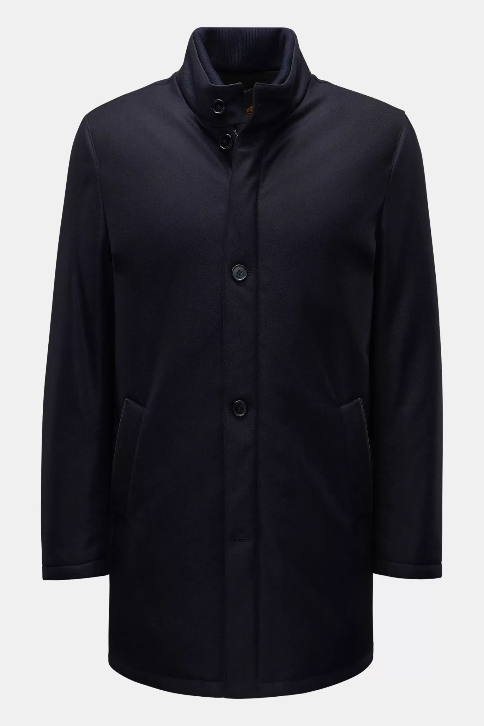 Down Short Coat Navy>Mandelli Outlet