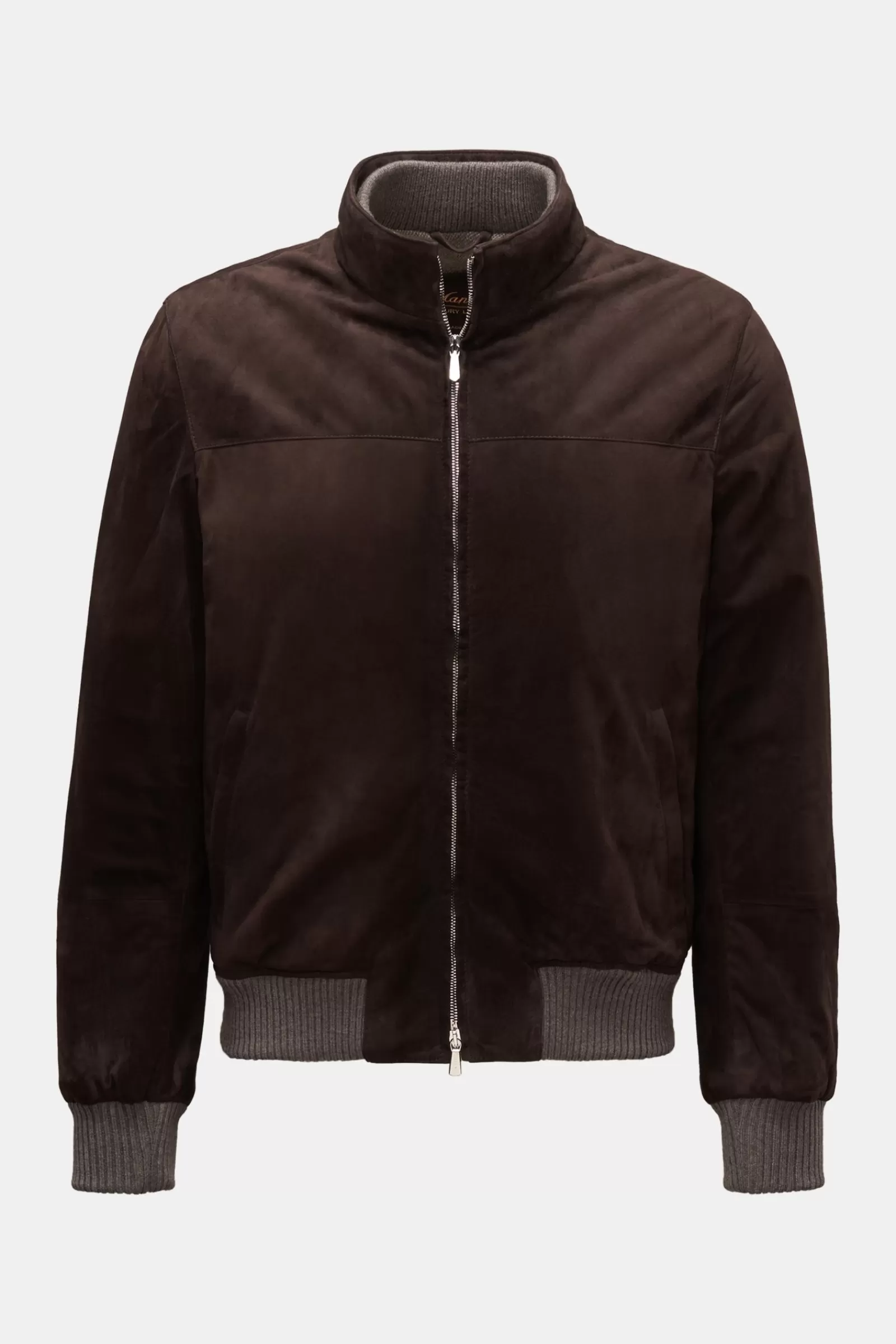 Suede Blouson Dark Brown>Mandelli New