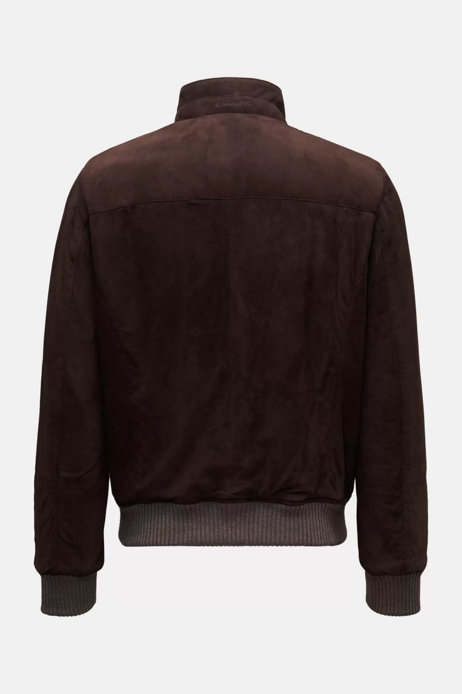 Suede Blouson Dark Brown>Mandelli New