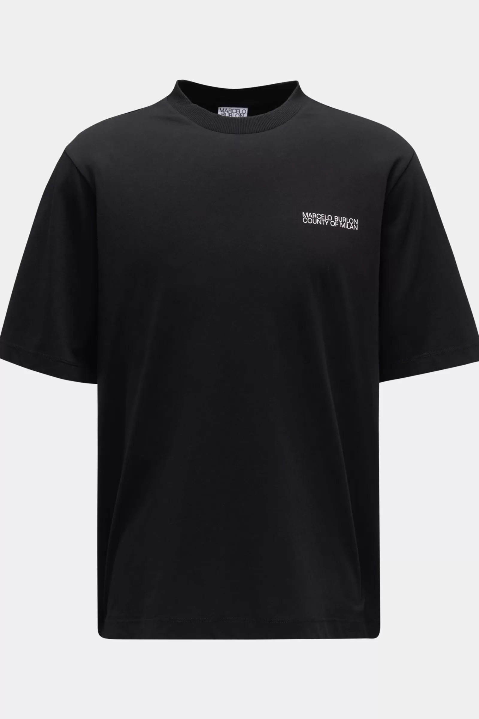 Crew Neck T-Shirt Black>Marcelo Burlon Discount