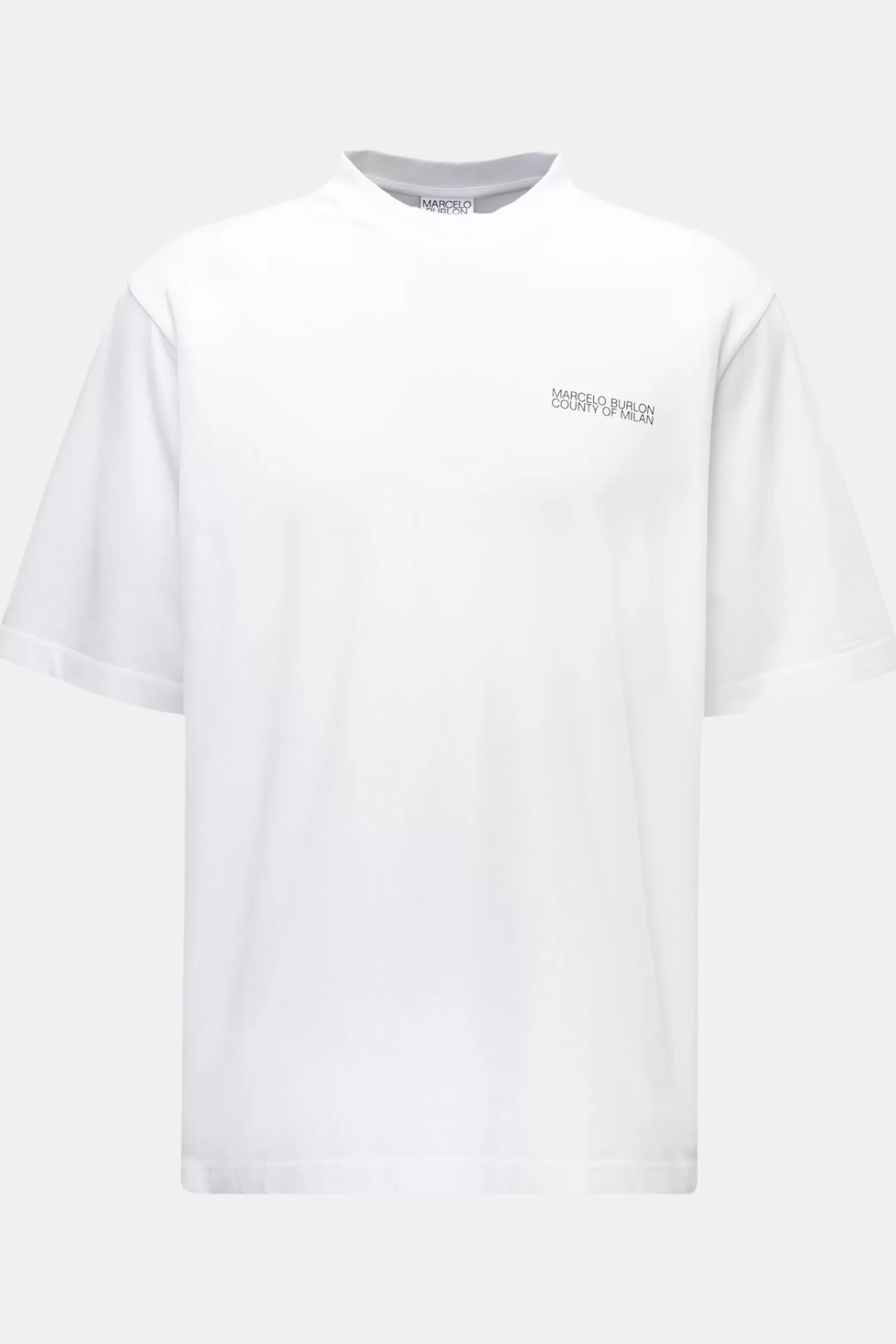 Crew Neck T-Shirt White>Marcelo Burlon Best Sale