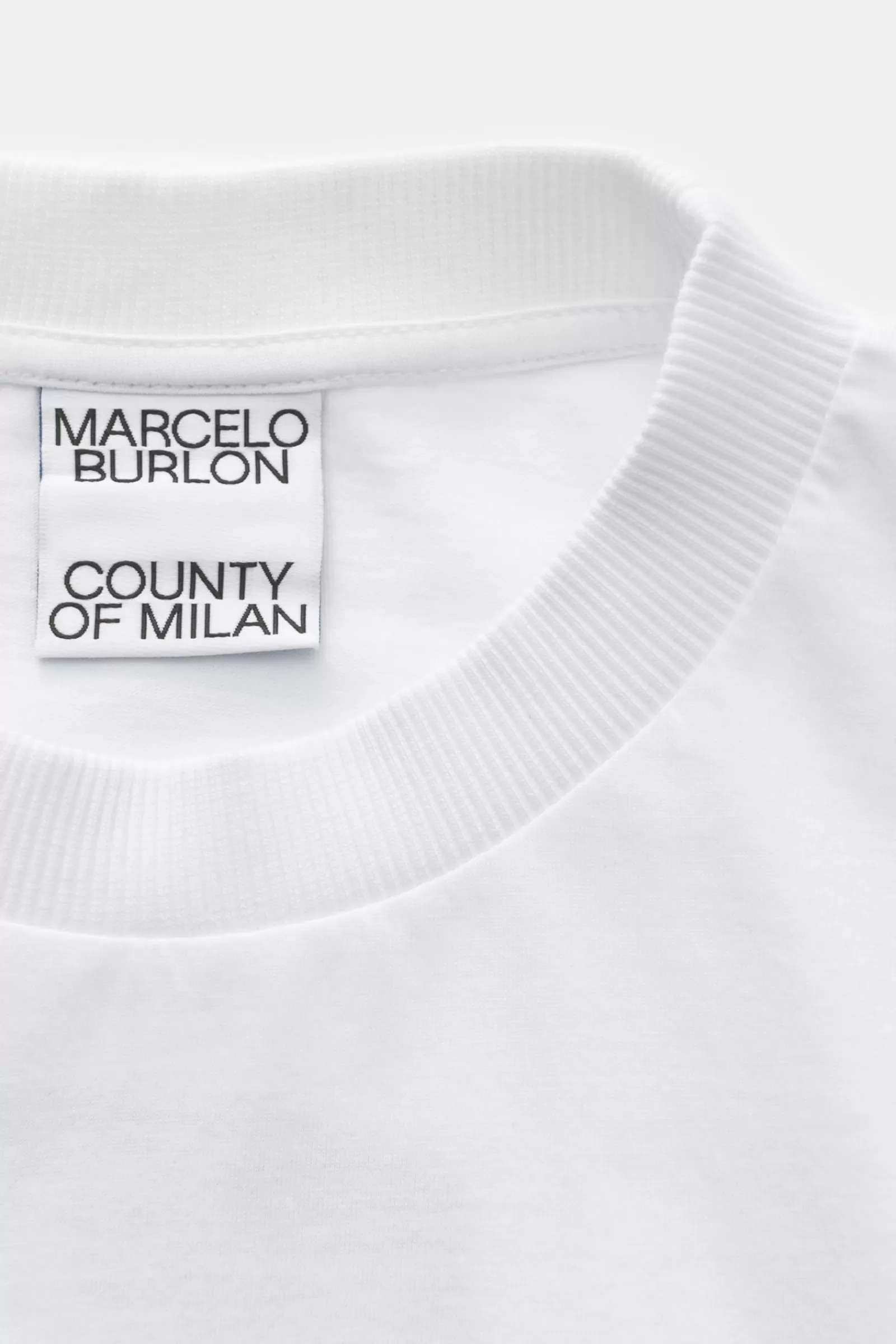 Crew Neck T-Shirt White>Marcelo Burlon Best Sale