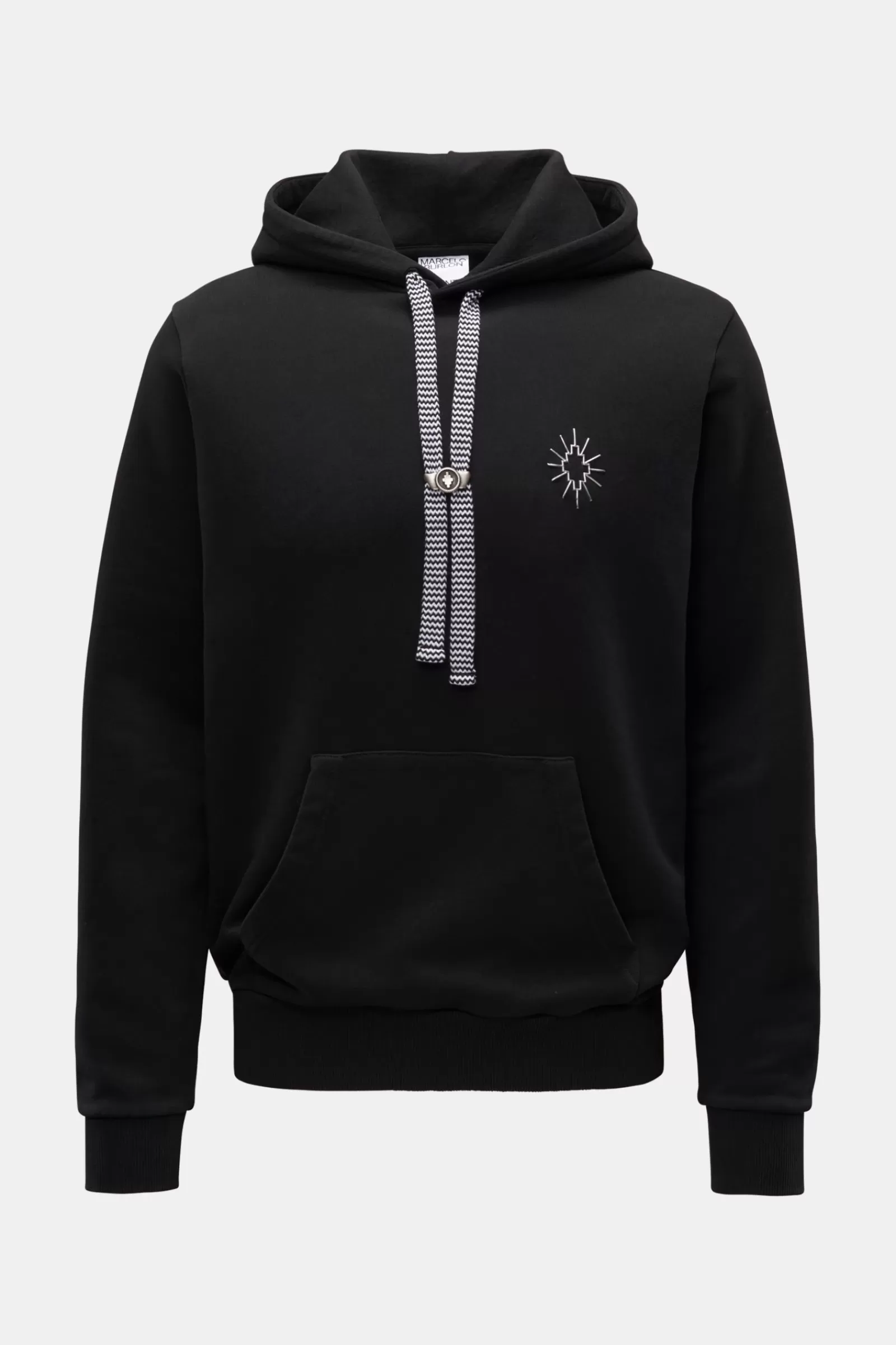 Hooded Jumper Black>Marcelo Burlon Sale